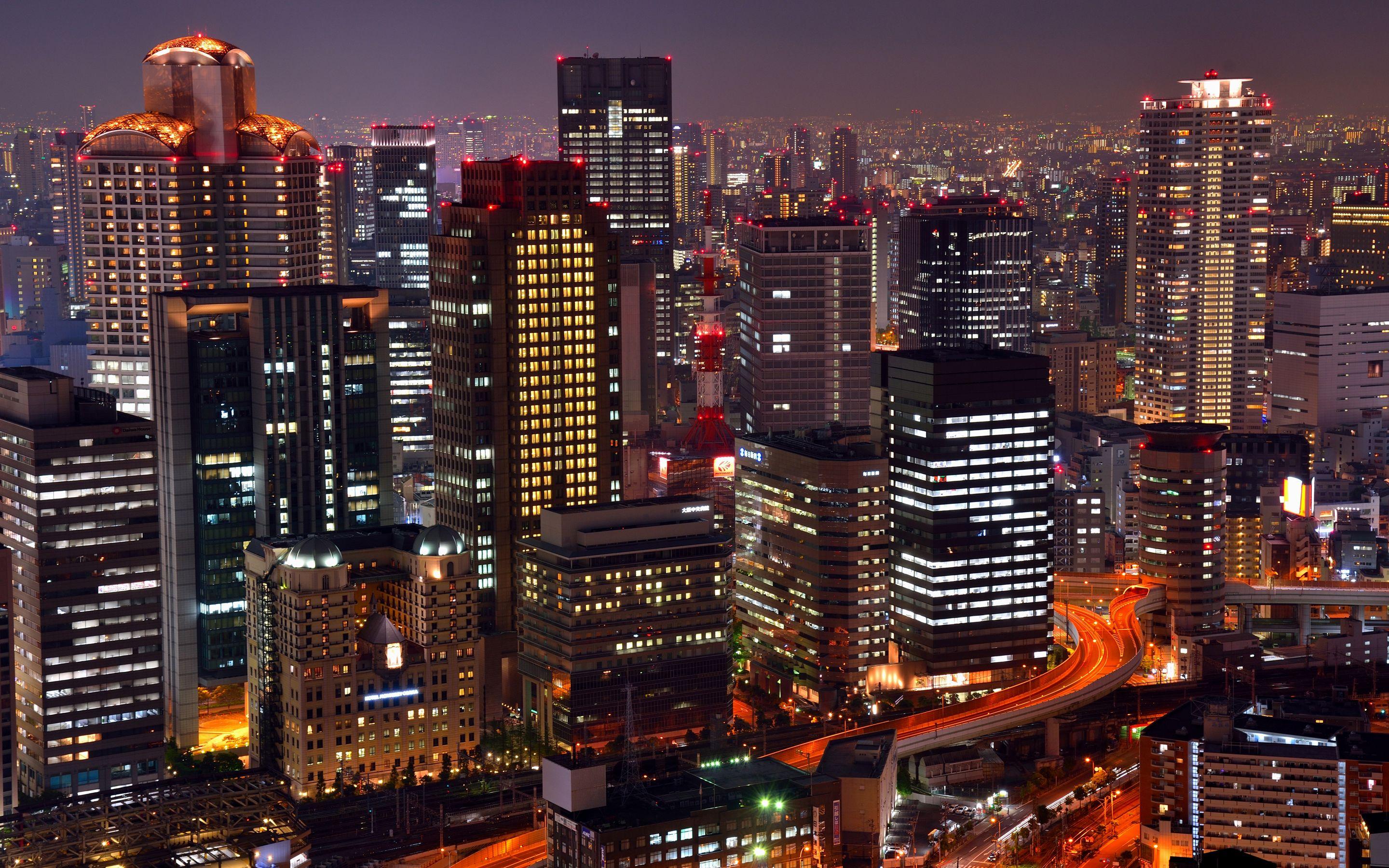 2880x1800 Osaka Wallpaper. Osaka Japan Wallpaper