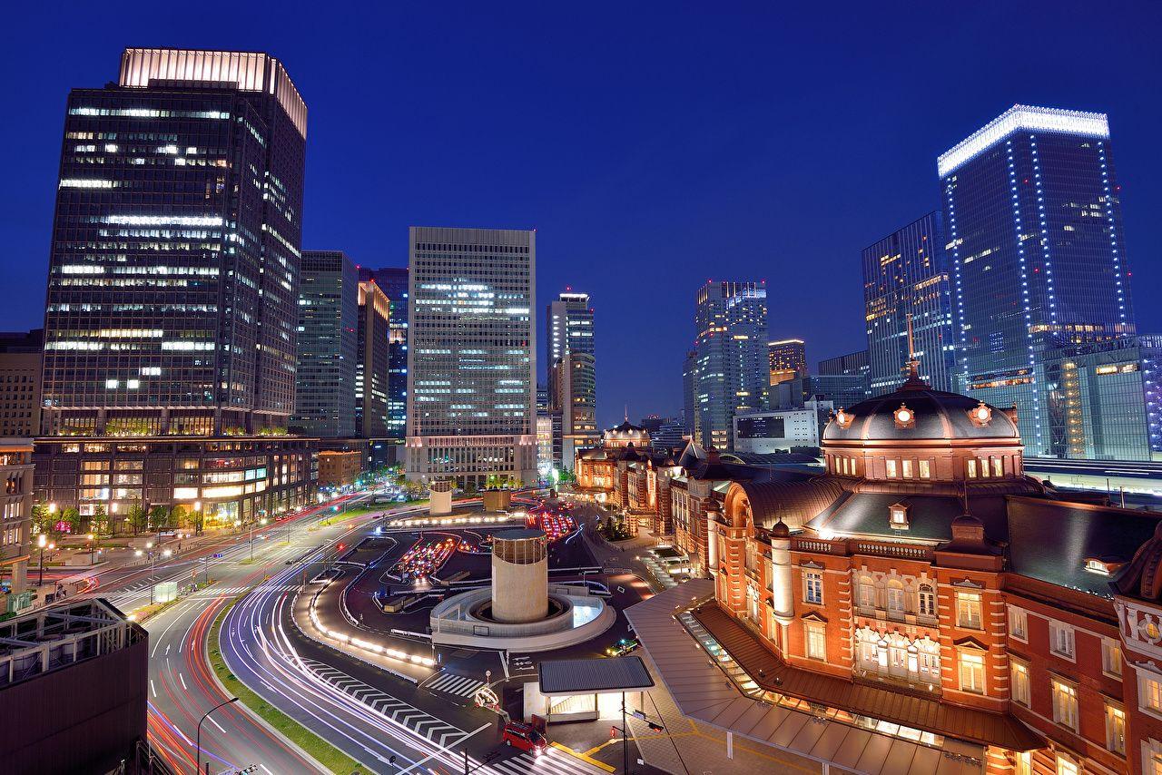 1280x854 Desktop Wallpaper Tokyo Japan Megapolis Street Night Cities