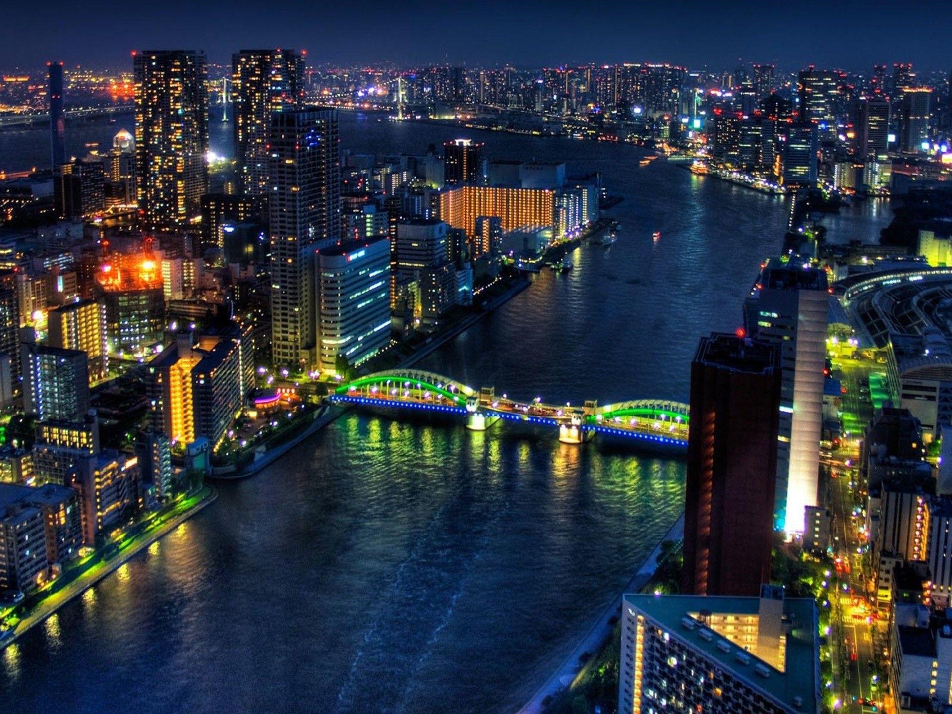 1920x1440 Night Tokyo Japan City 2560x1600 :