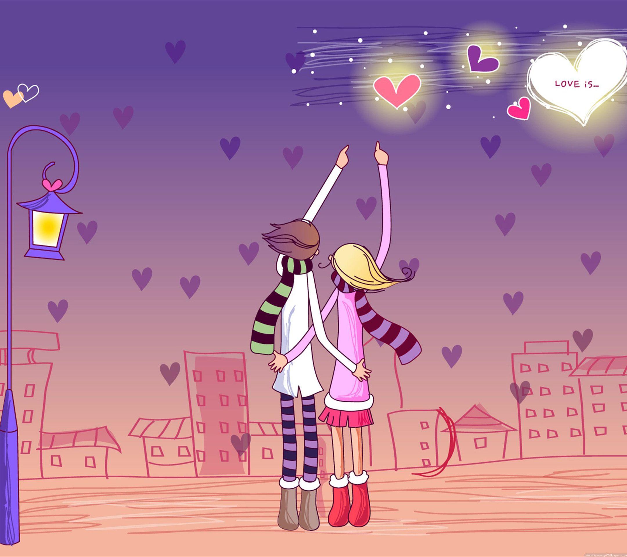 Cartoon Love Desktop Wallpapers - Top Free Cartoon Love Desktop ...