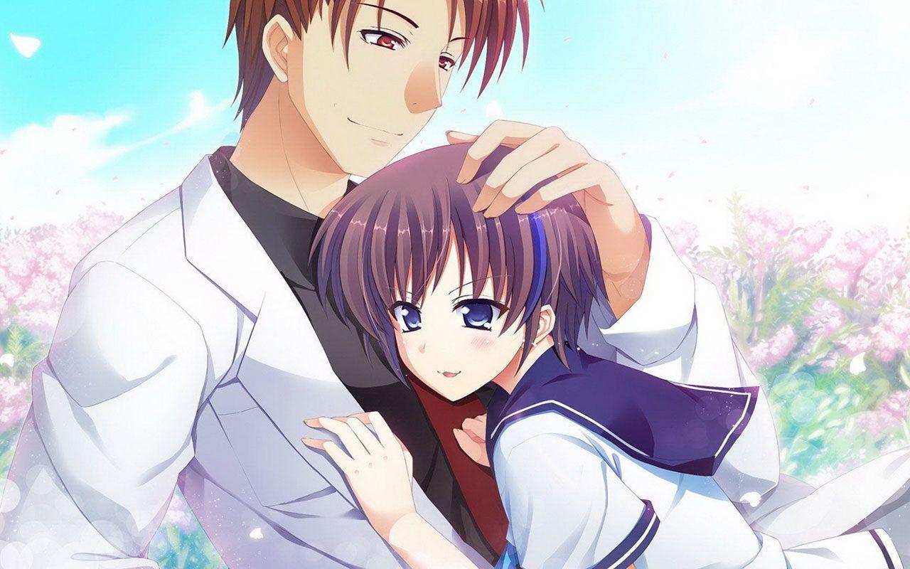 1280x800 Free Cartoon Love Couple Wallpaper, Download Free Clip Art