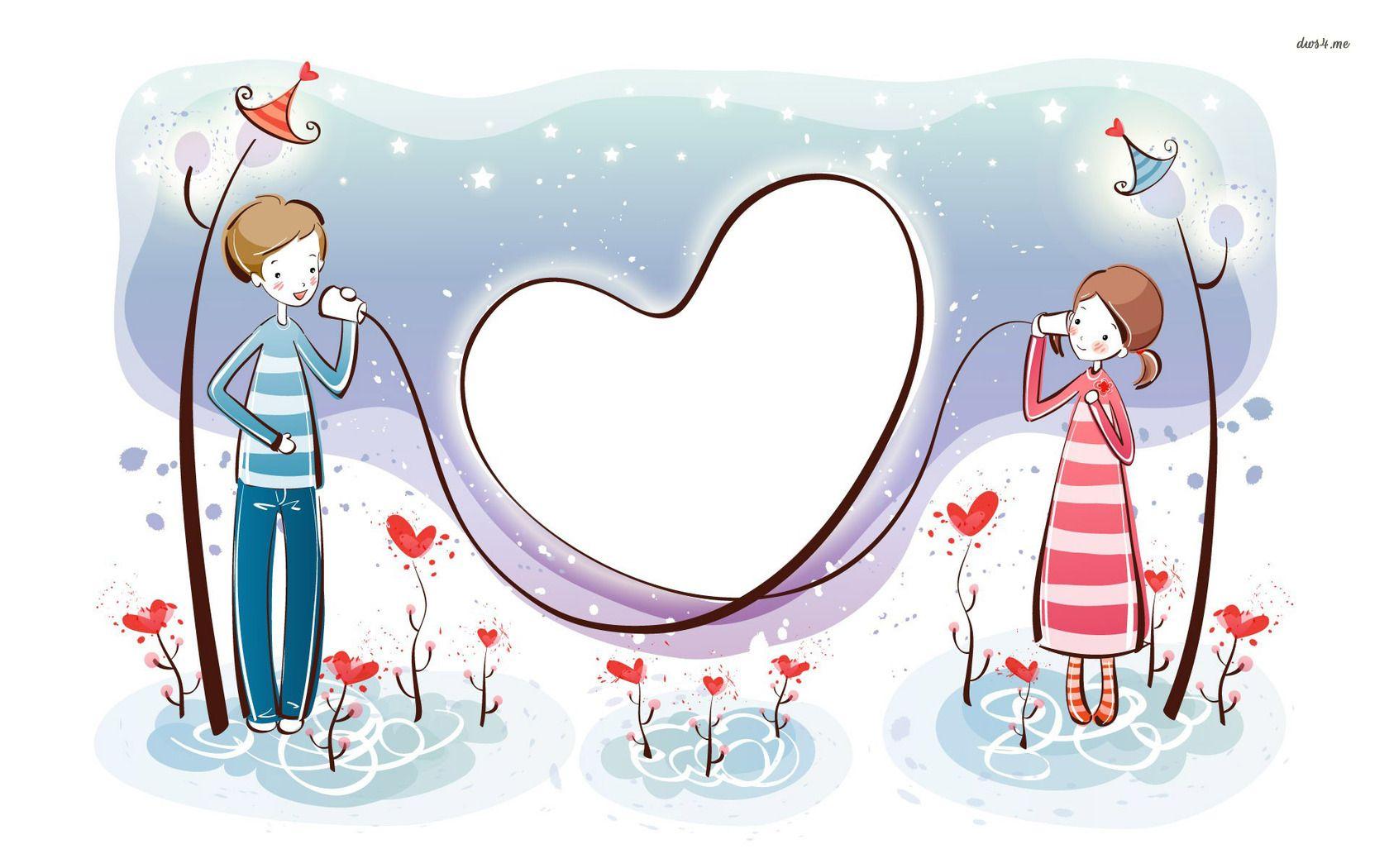 Love Cartoon Desktop Wallpapers - Top Free Love Cartoon Desktop Backgrounds  - WallpaperAccess