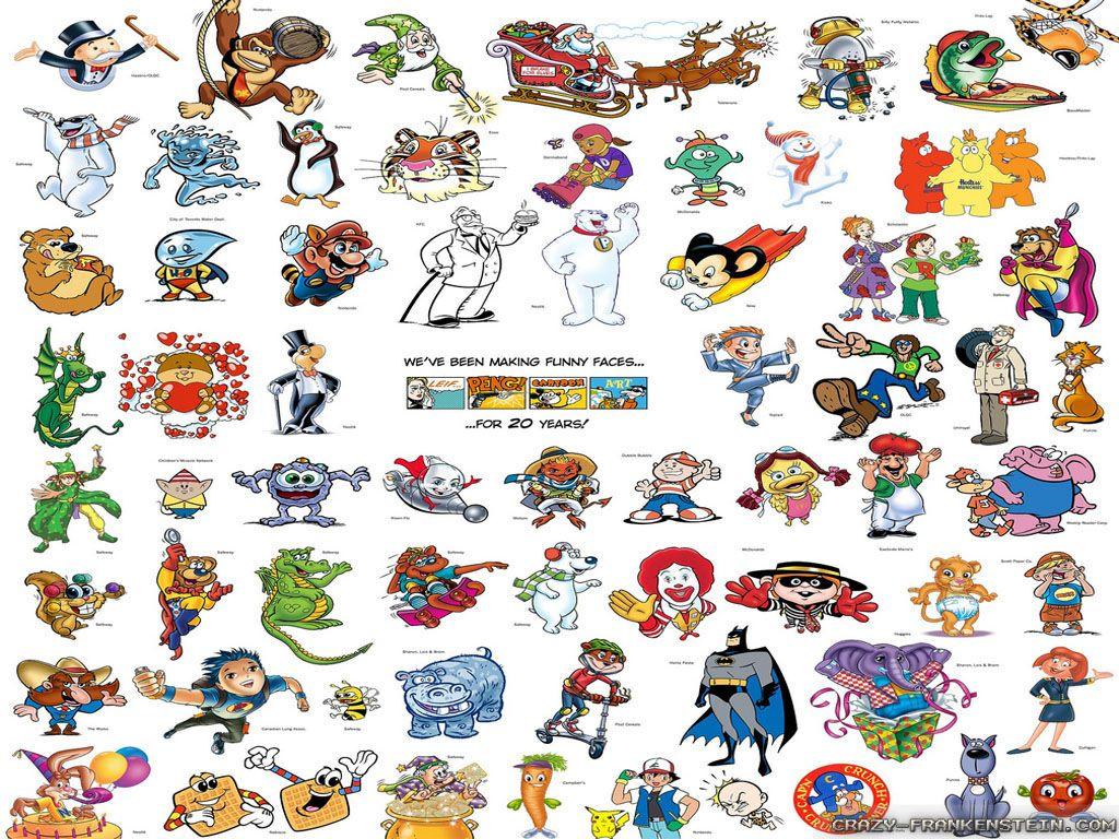 1024x768 80'S Cartoon Wallpaper
