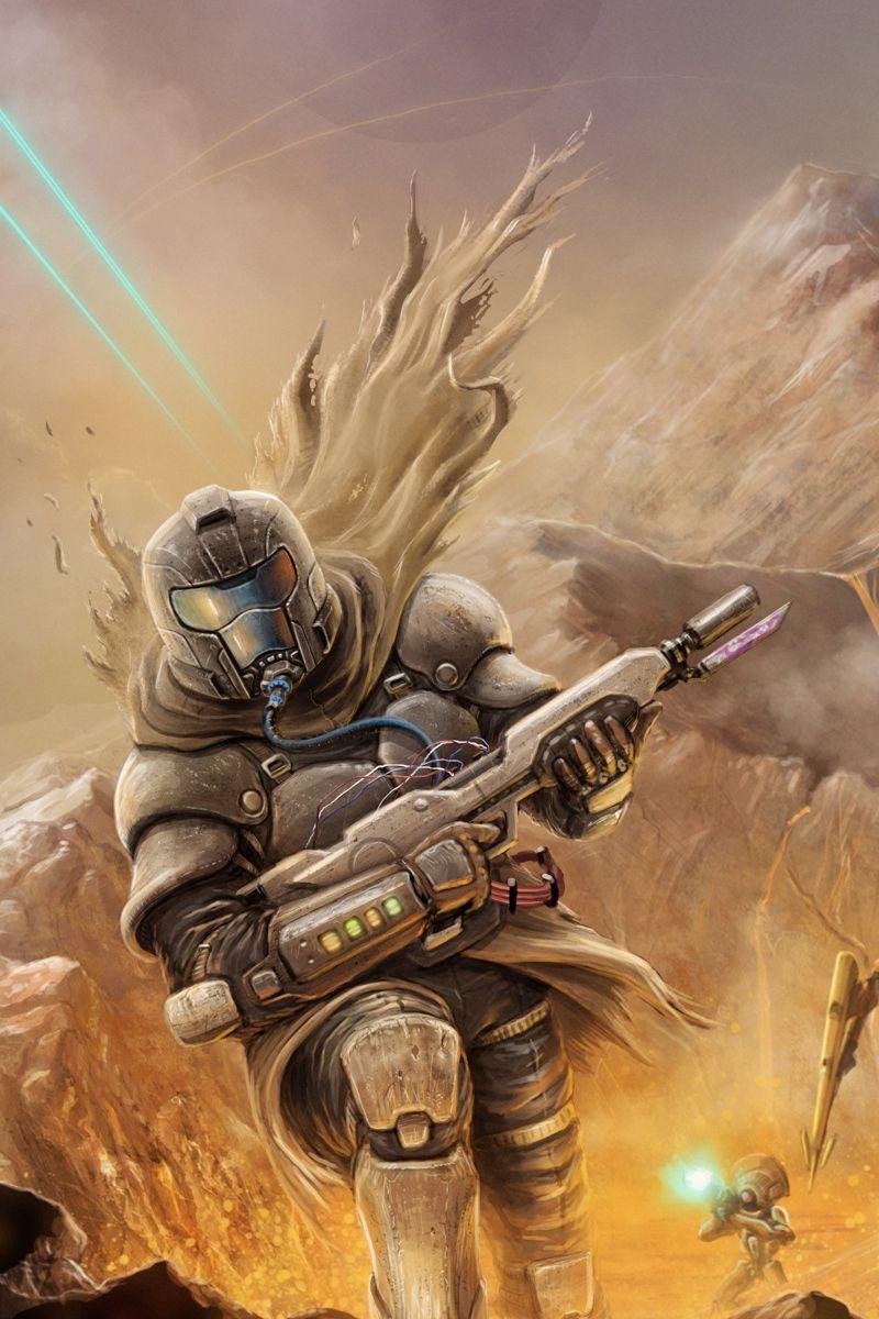 800x1200 Download wallpaper 800x1200 destiny, bungie, battle, robots