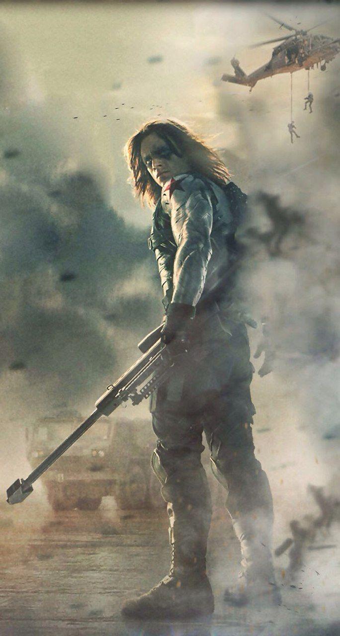 684x1280 Winter Soldier Wallpaper