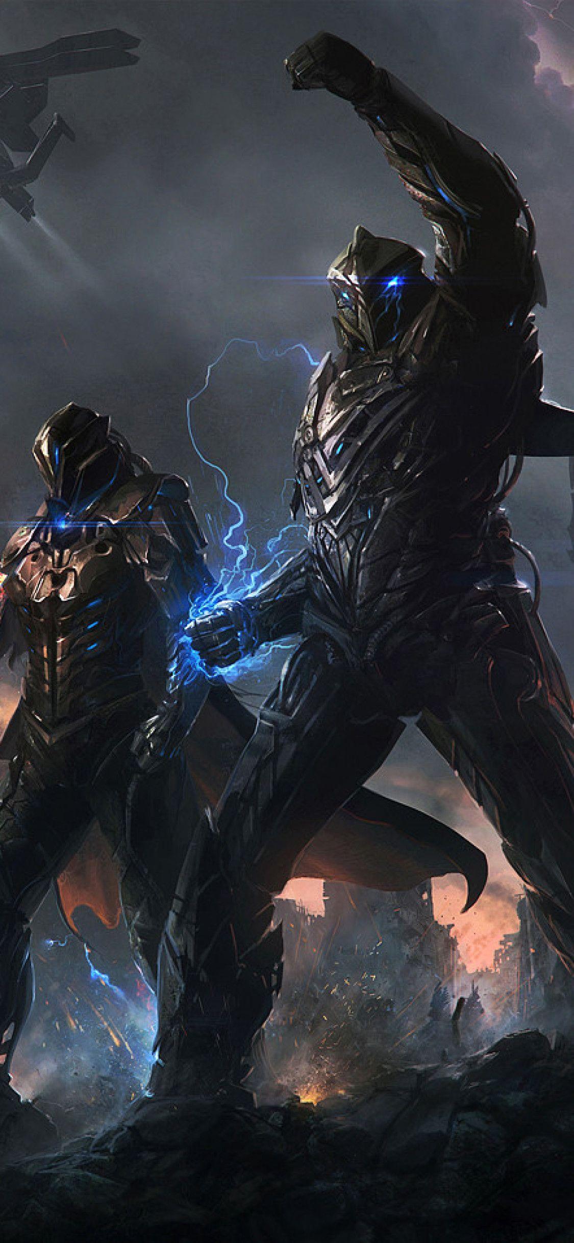 1125x2436 Soldier Scifi Future War Leader iPhone XS, iPhone