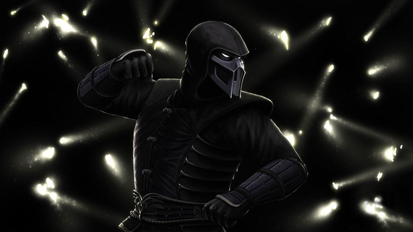 1366x768 Picture Mortal Kombat Ninja Noob Saibot Fantasy Games 1366x768