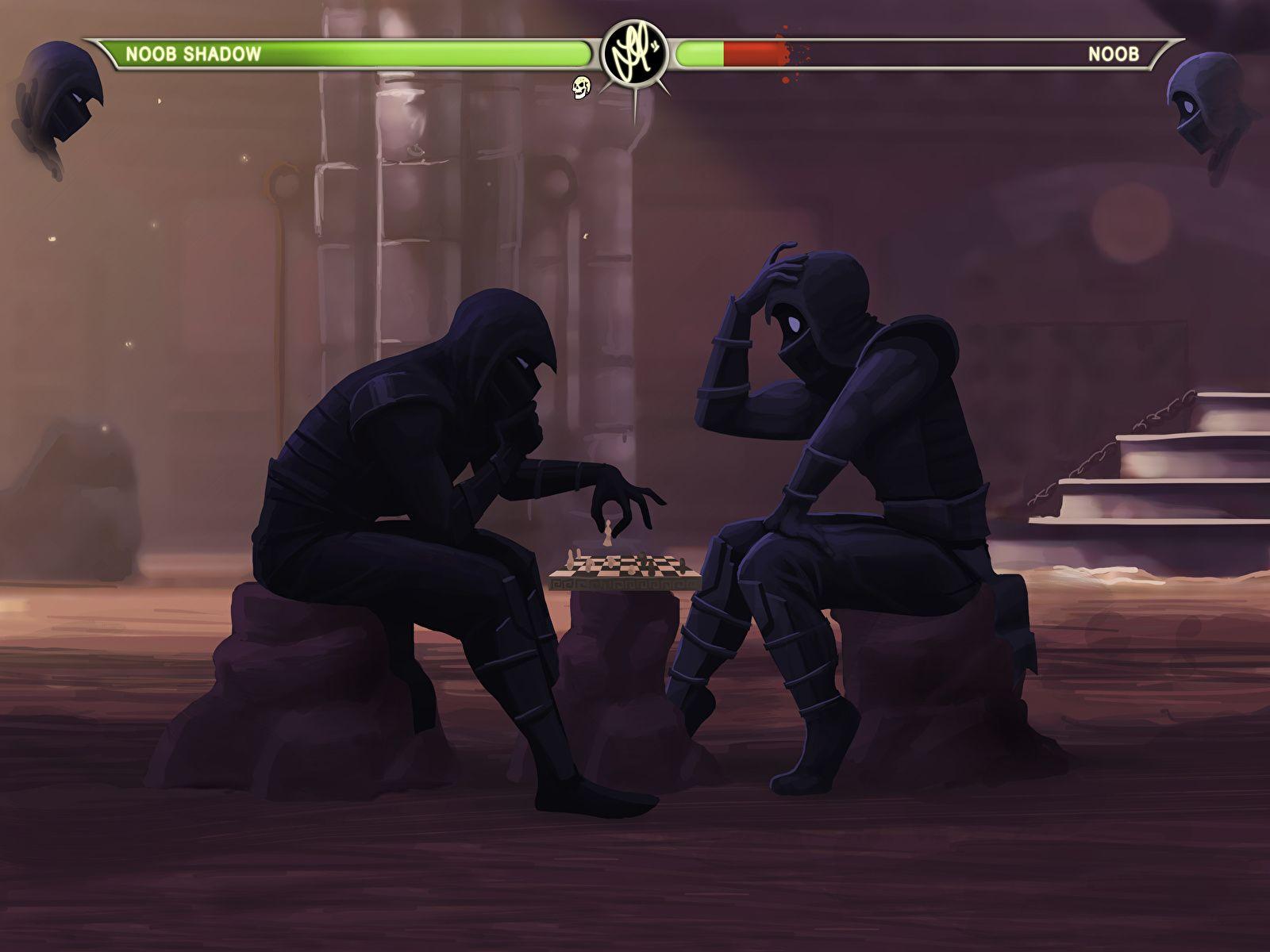 1600x1200 Wallpaper Mortal Kombat Chess Noob Saibot, Noob Games 1600x1200