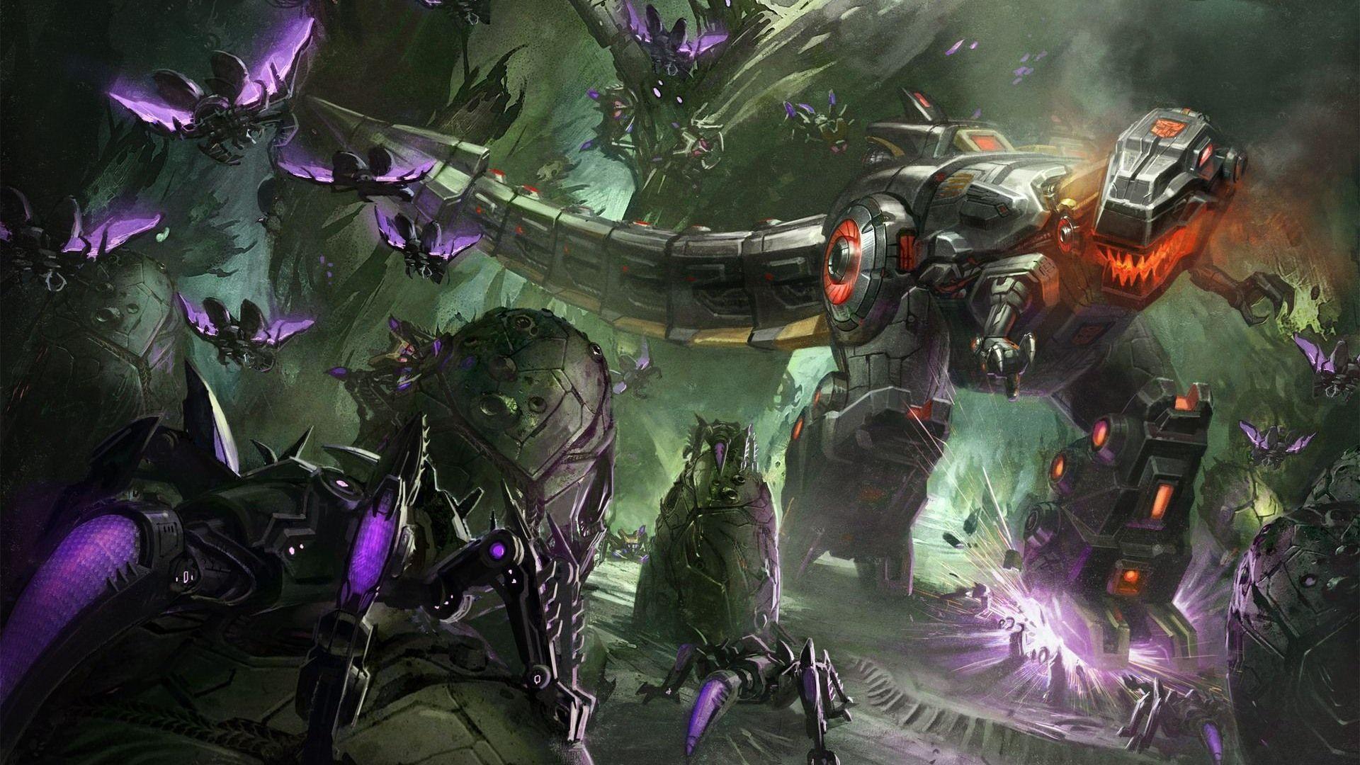 1920x1080 Transformers Fall of Cybertron Dinobots Grimlock Wallpaper