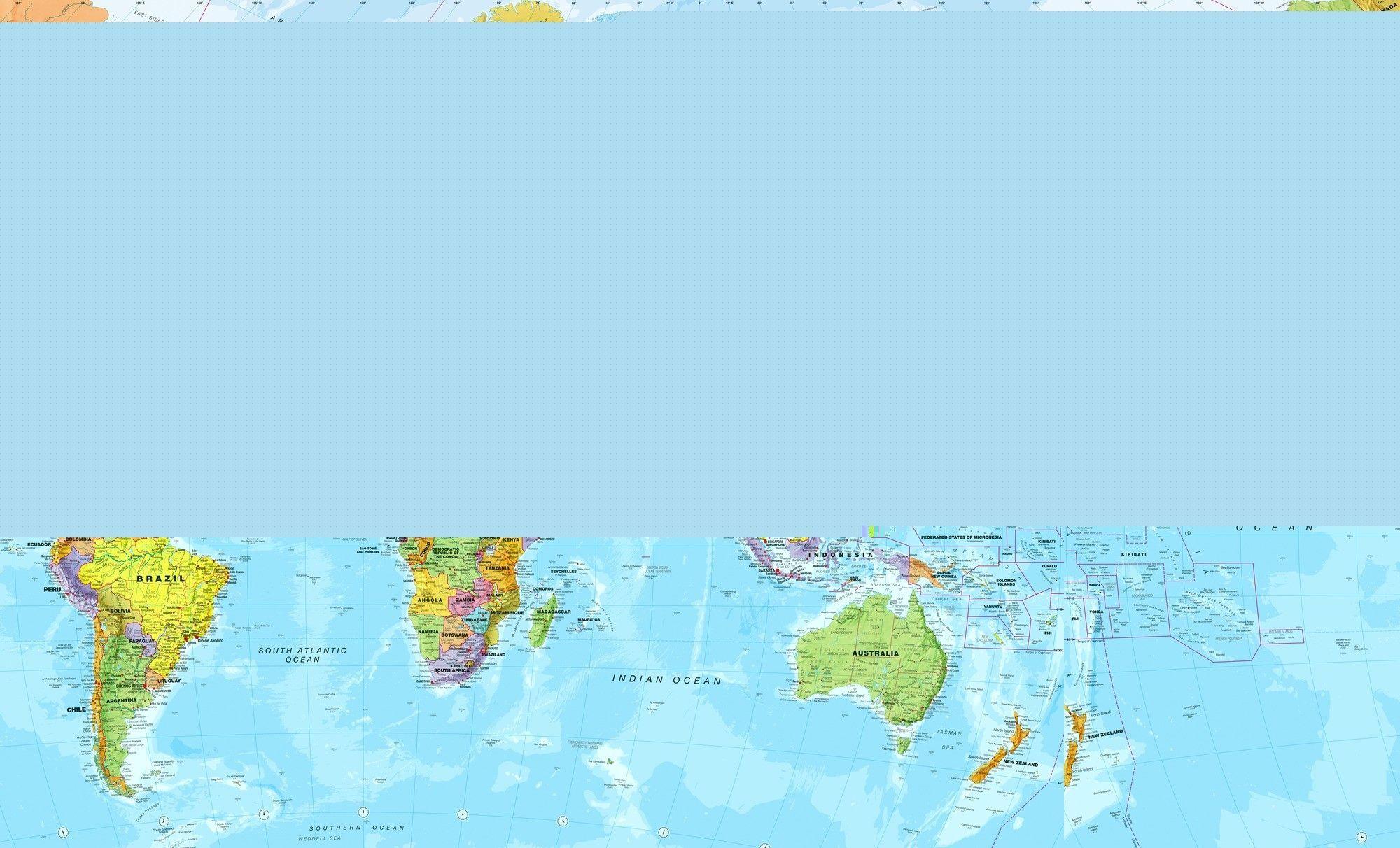 Bản đồ thế giới hình nền 2000x1212