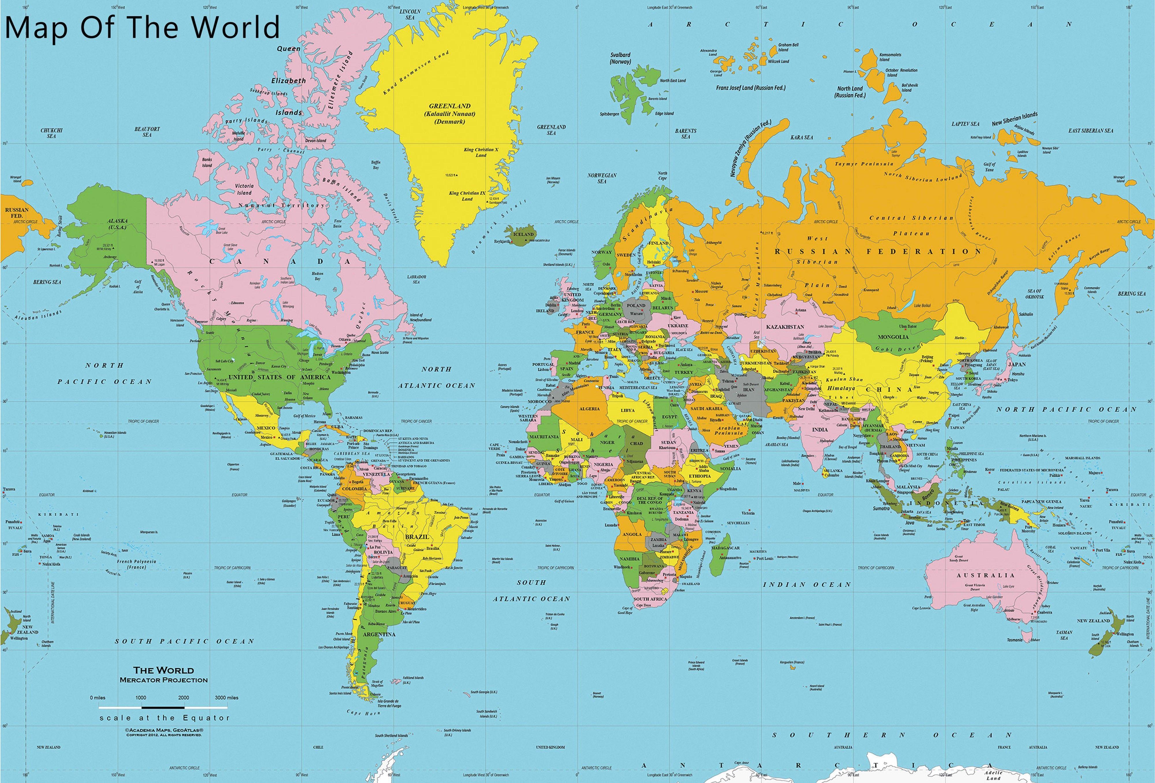 Hình nền bản đồ thế giới 4000x2711 Tải xuống miễn phí bản đồ thế giới chính trị