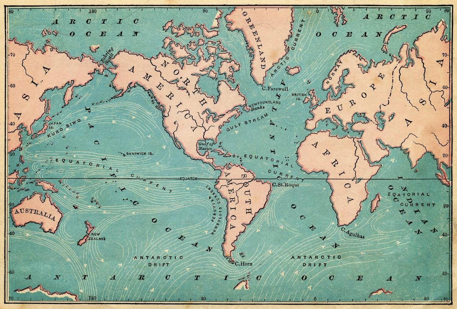 1500x1016 World Map Retro Wall Mural Wallpaper Maps. World Map