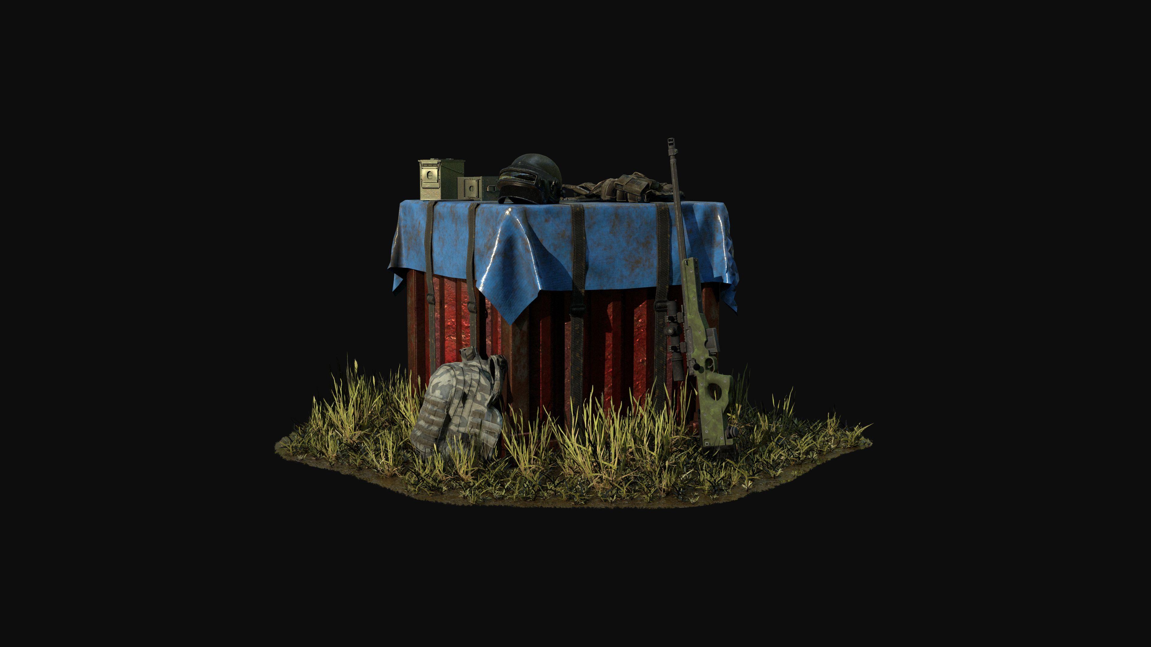 3840x2160 PUBG 3D Wallpaper