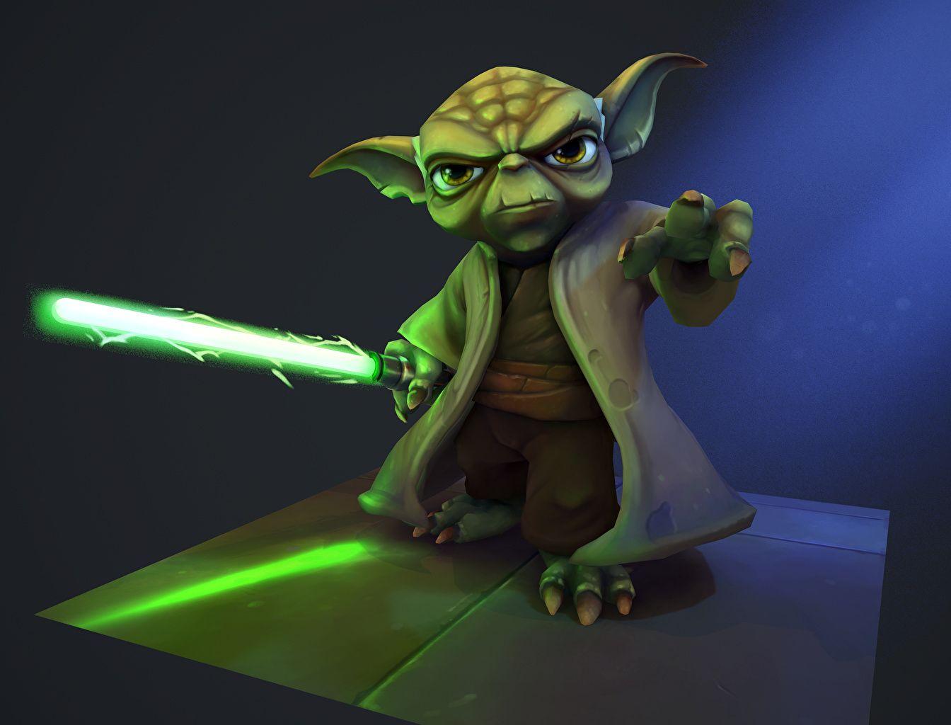 1344x1024 Desktop Wallpaper 3D Graphics Star Wars Lightsaber