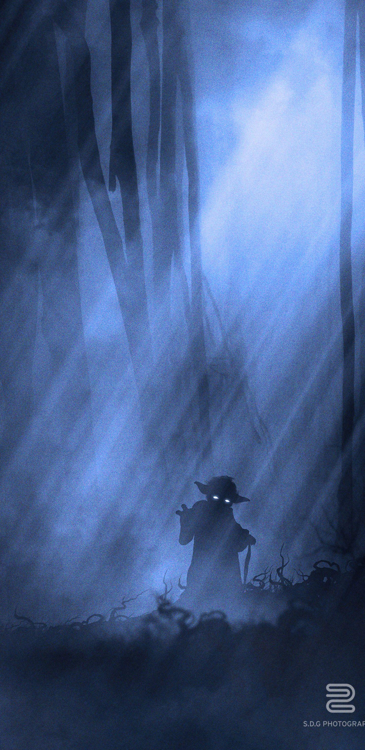 1440x2960 Yoda Star Wars Digital Art Samsung Galaxy Note 8