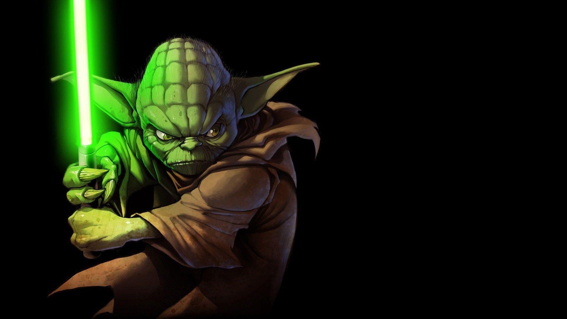 1920x1080 Funny Yoda Wallpaper
