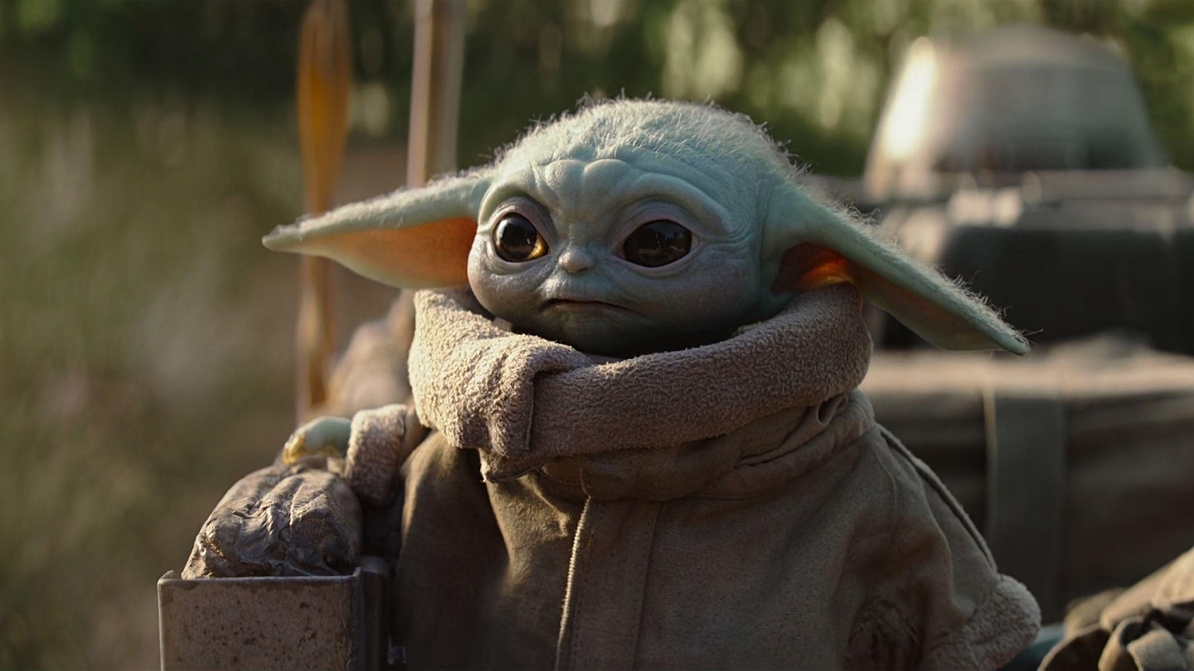 3840x2160 Baby Yoda from The Mandalorian Wallpaper 4k Ultra HD