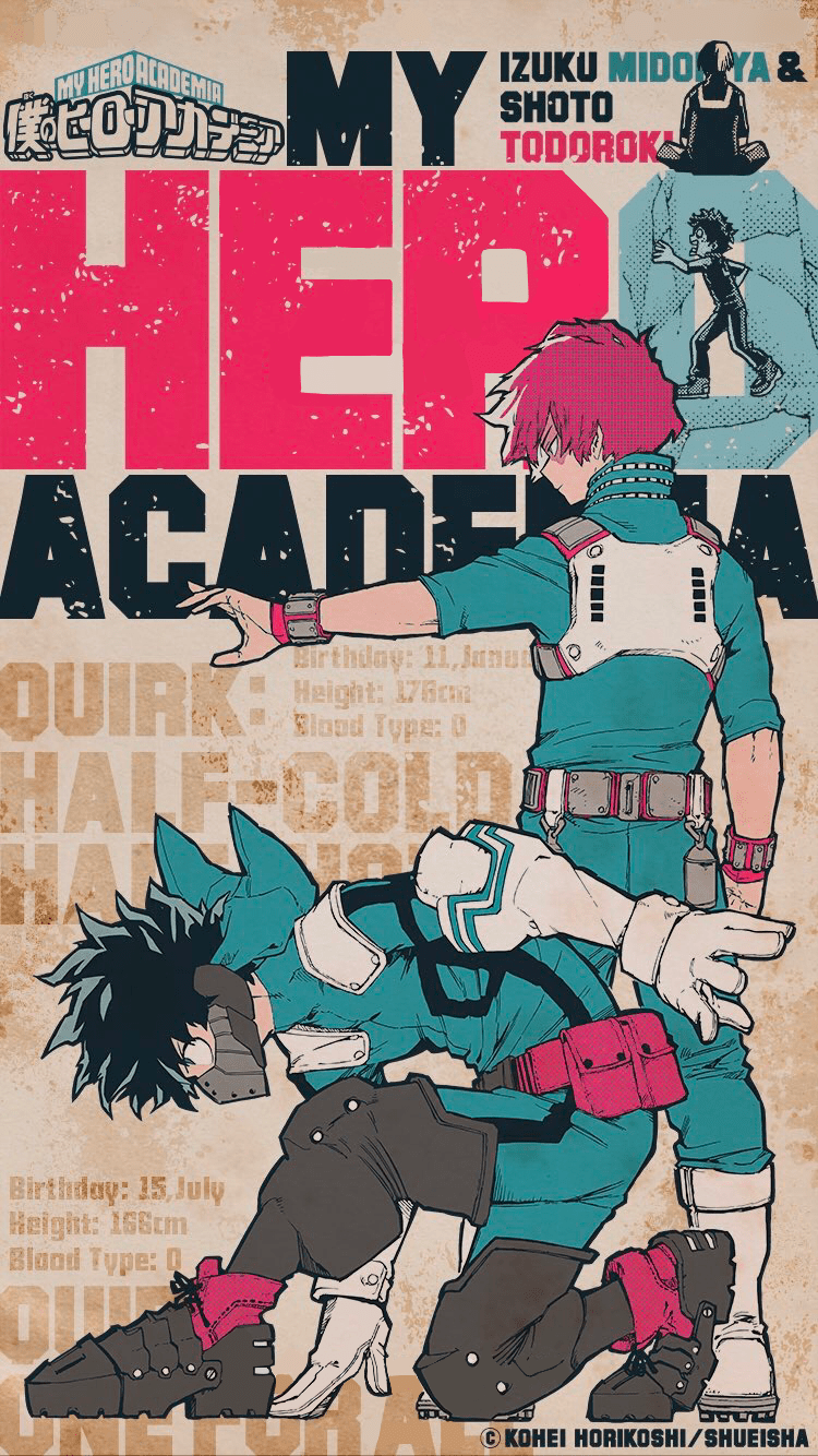 750x1334 tododeku wallpaper, bnha wallpaper, iphone. My hero
