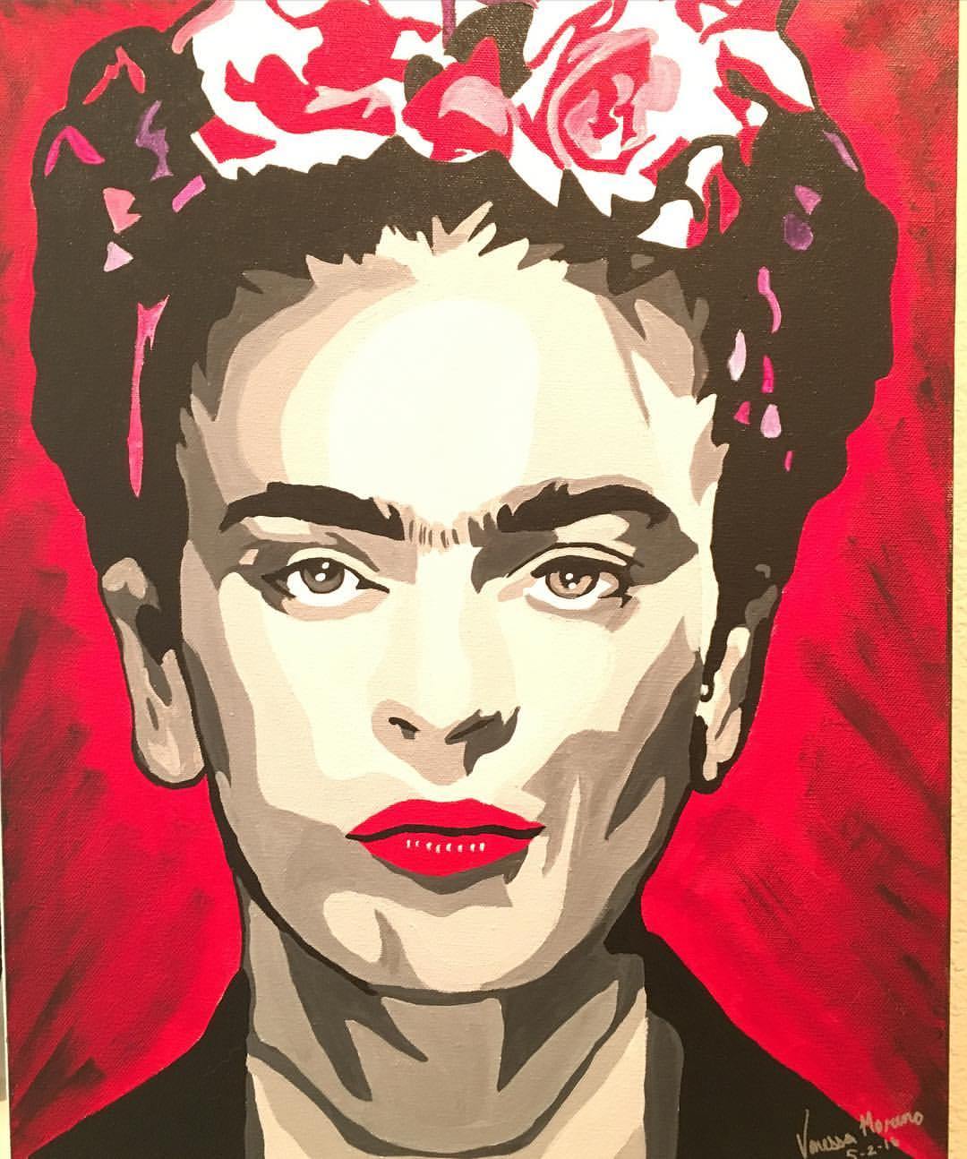 1080x1294 Popart Pop Art Handpainted Painting Paint Fridakahlo