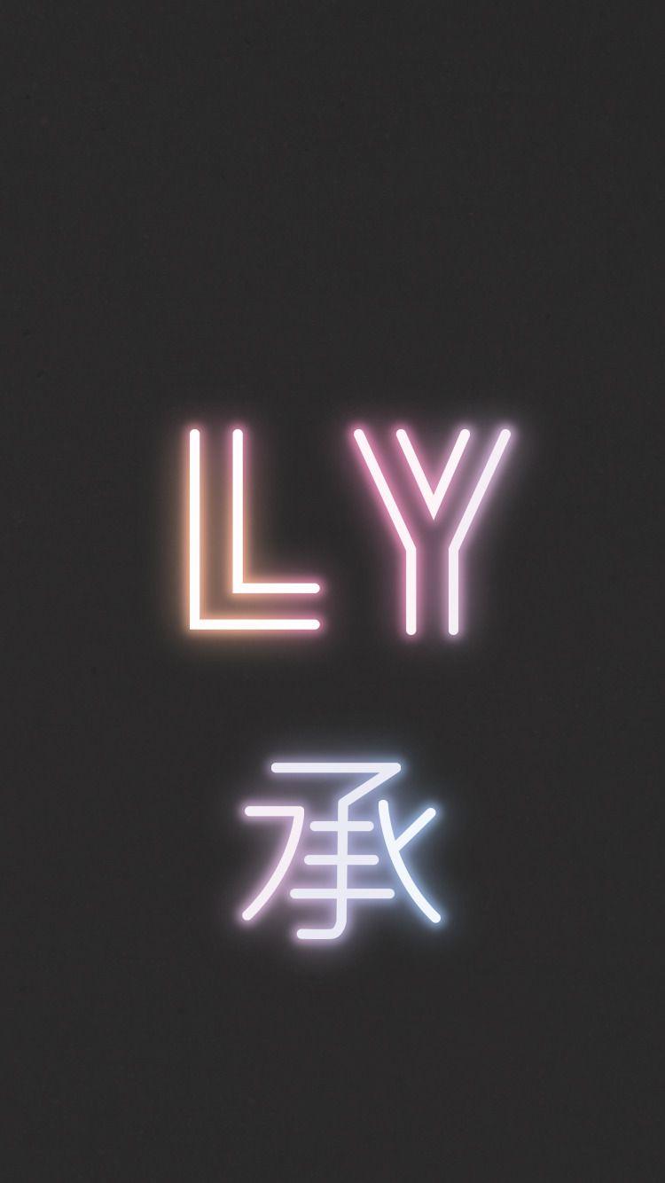 750x1334 Bts Neon Flower Love Yourself Kpop Wallpaper Lockscreen