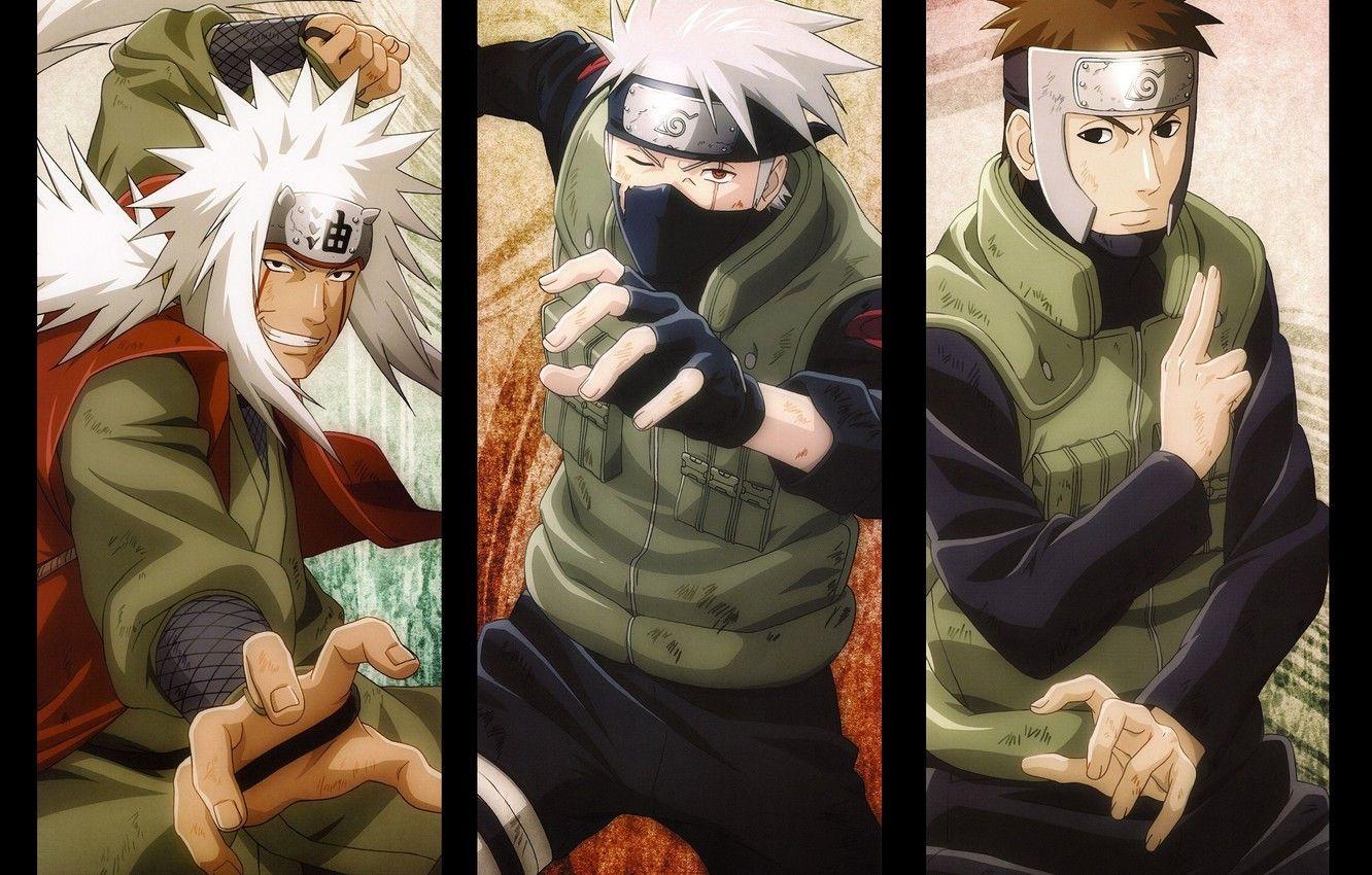 1332x850 Wallpaper look, hand, Naruto, gesture, grin, vest, ninja