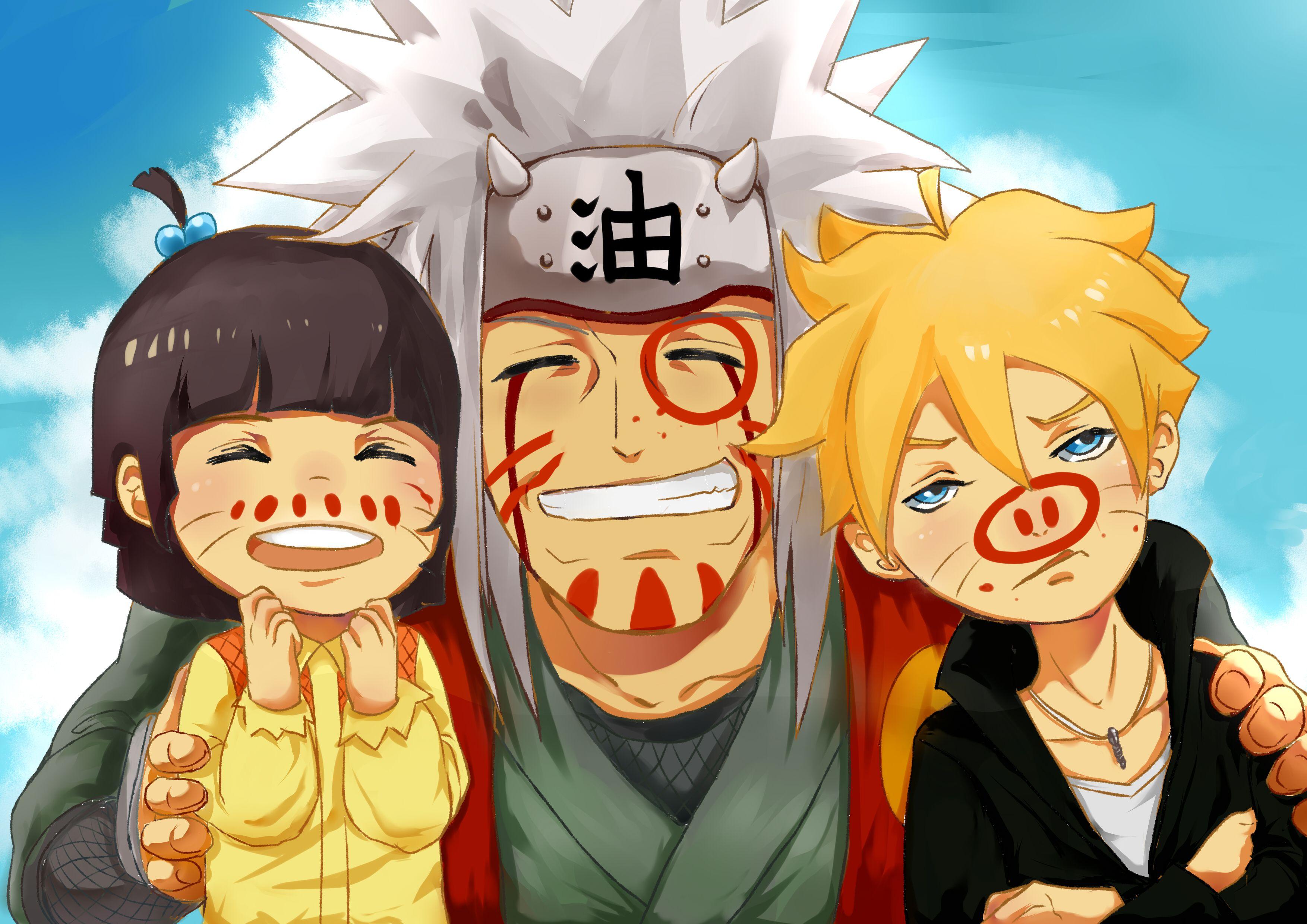 ofubito naruto and jiraiya