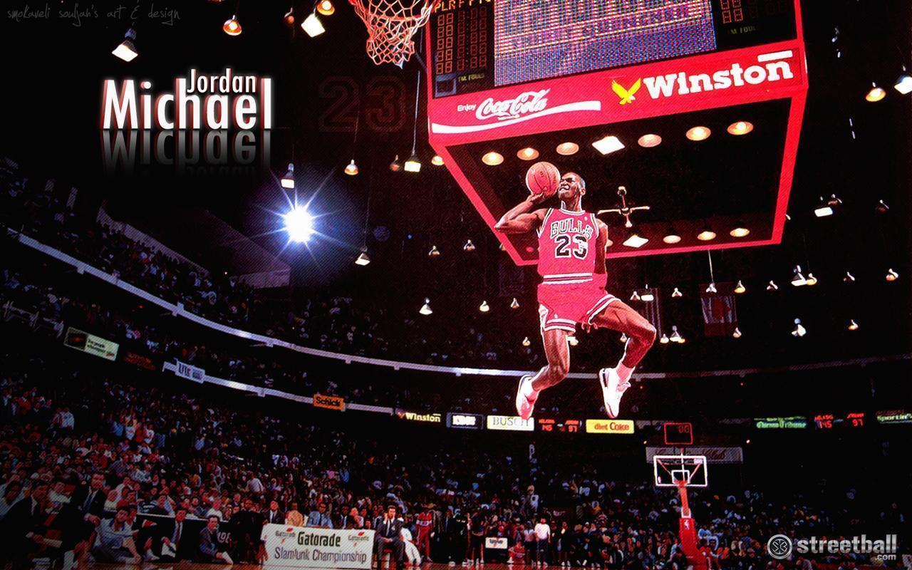 1280x800 Michael Jordan Dunk Wallpaper