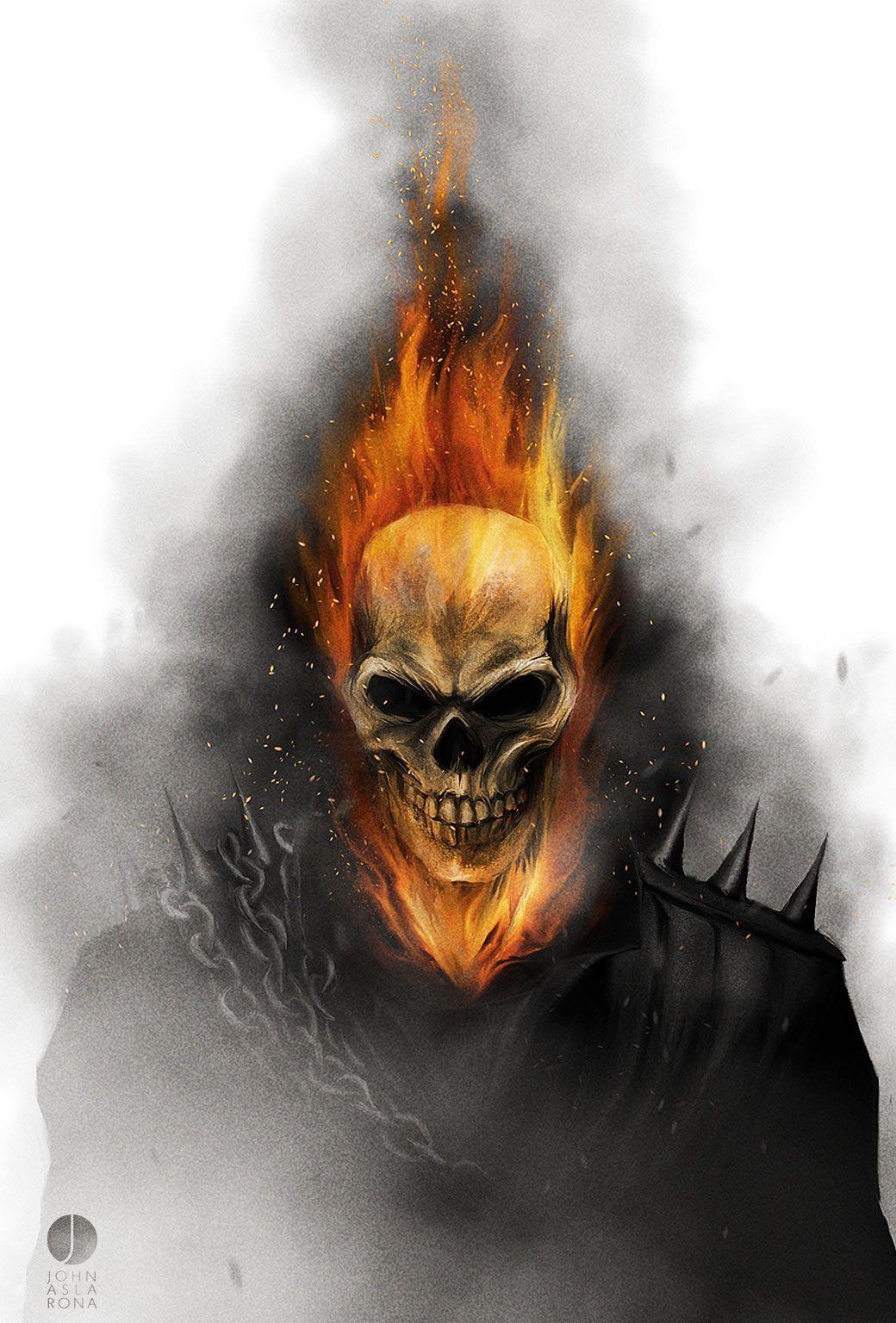 Fire Skull 1 3d art black dark ghost rider iphone orange smoke HD  phone wallpaper  Peakpx