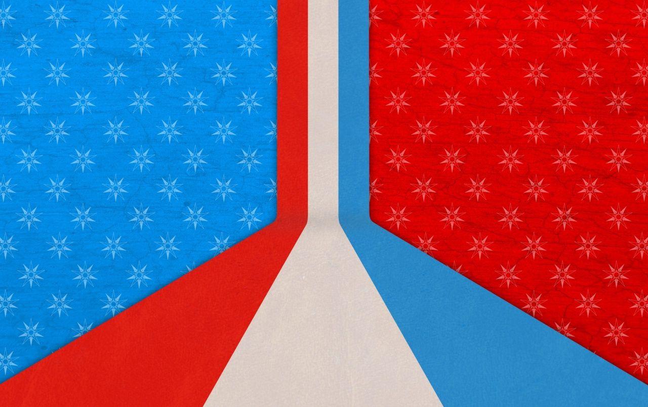 1280x804 Red White and Blue Abstract wallpaper. Red White and Blue Abstract