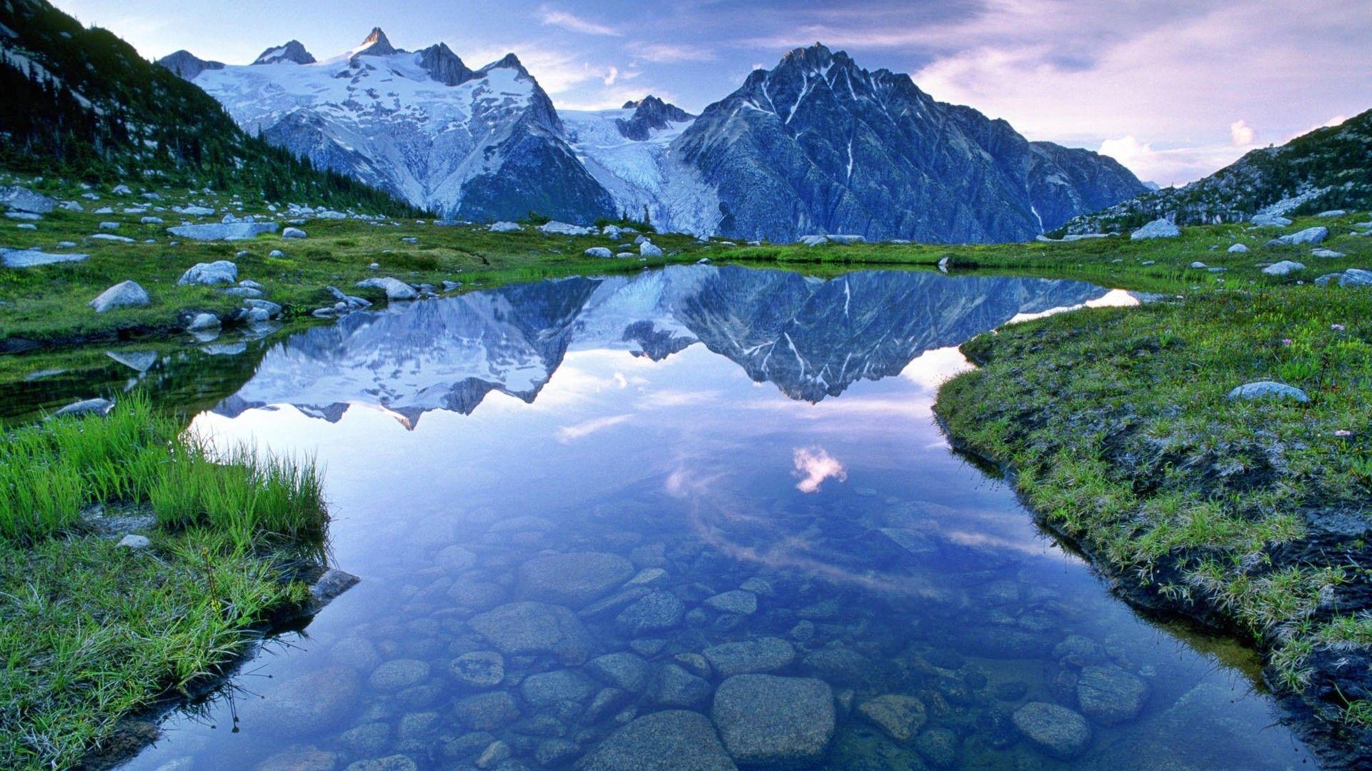 1920x1080 Clear Mountain Lake
