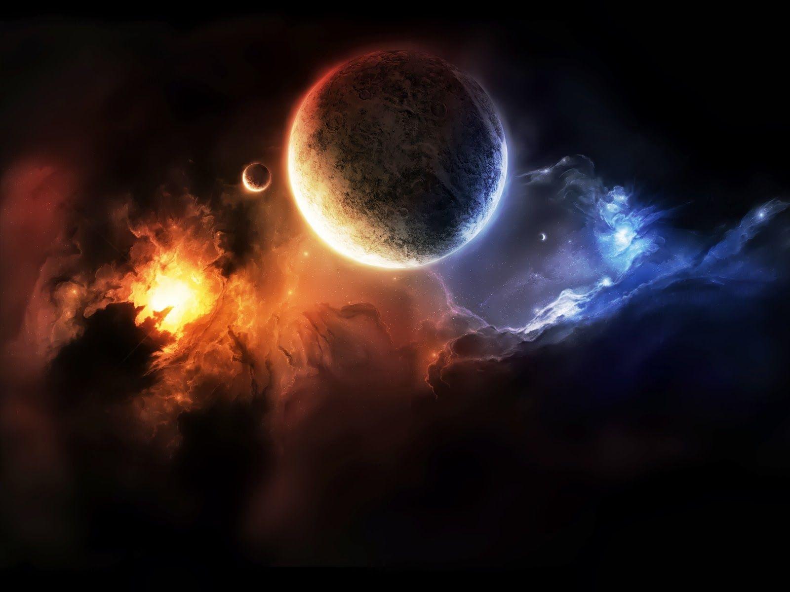 1600x1200 Trippy Space Wallpaper