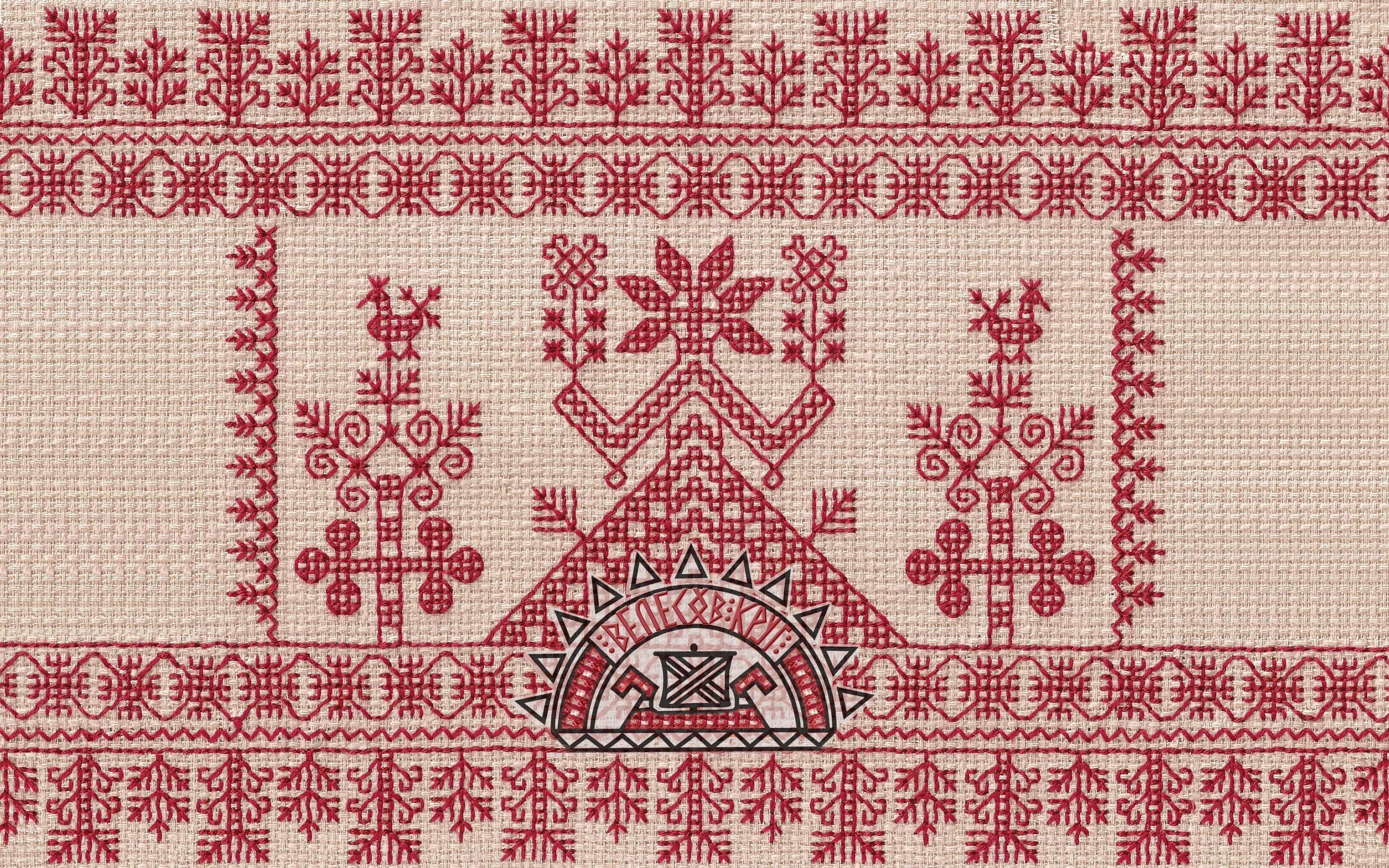 4500x2812 patterns, rod, paganism, Slavs