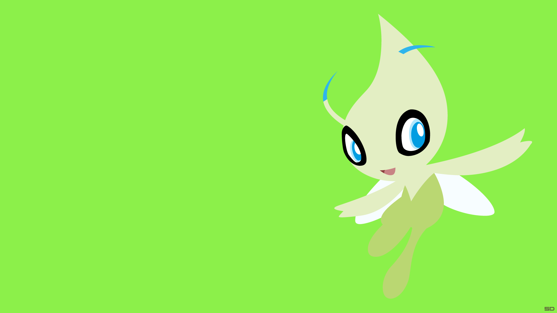 1920x1080 4K Ultra HD Celebi (Pokémon) Wallpaper. Background