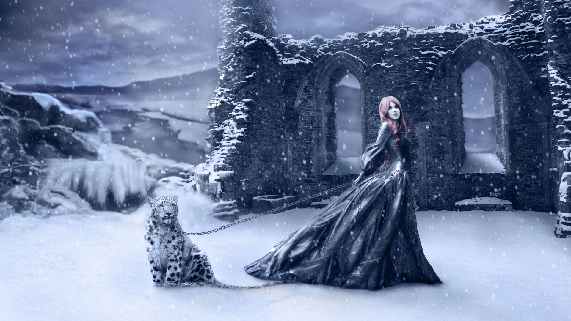 1920x1080 Fantasy Winter Winter Wallpaper HD