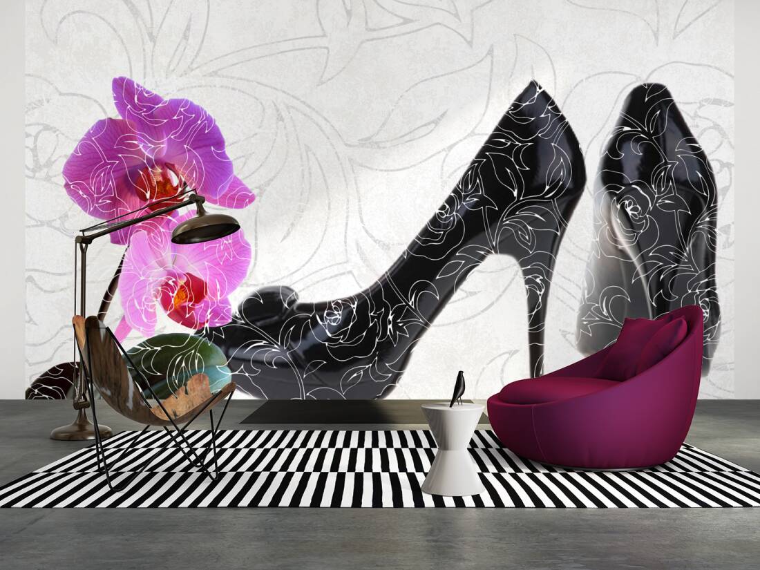 1100x825 Livingwalls Photo wallpaper «High Heel» 034050