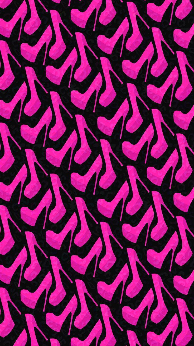 736x1308 Pink High Heels Girly iPhone Background