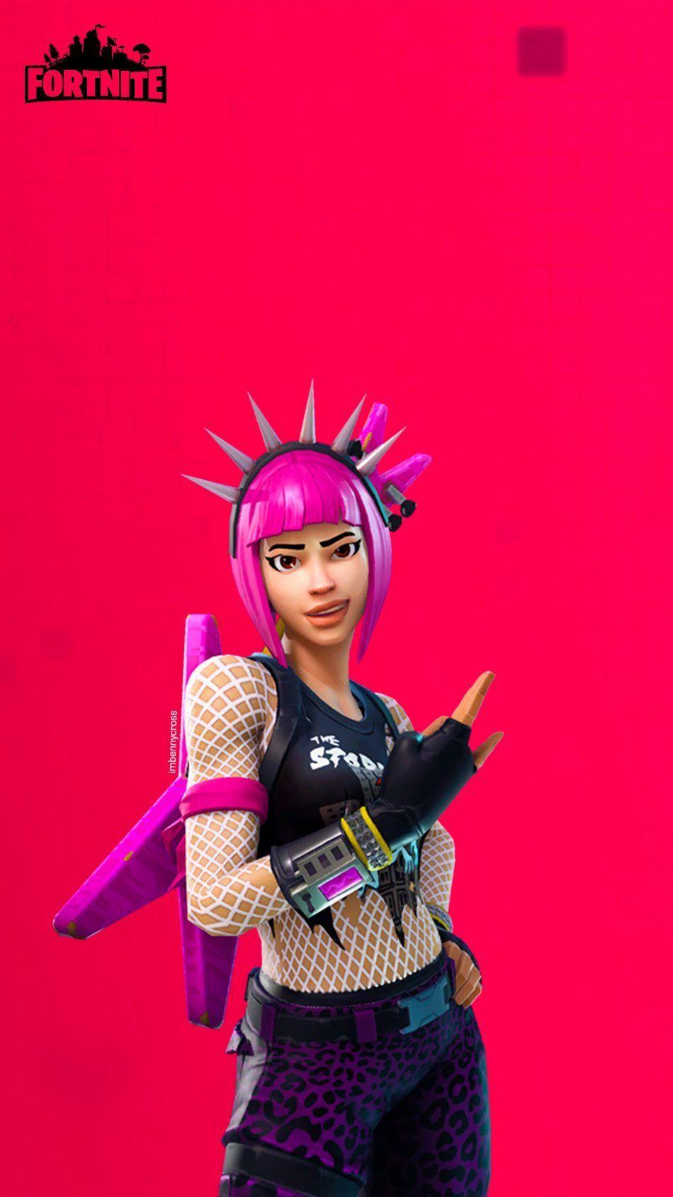 950x1689 Download Fortnite Punk Girl Free Pure 4K Ultra HD Mobile