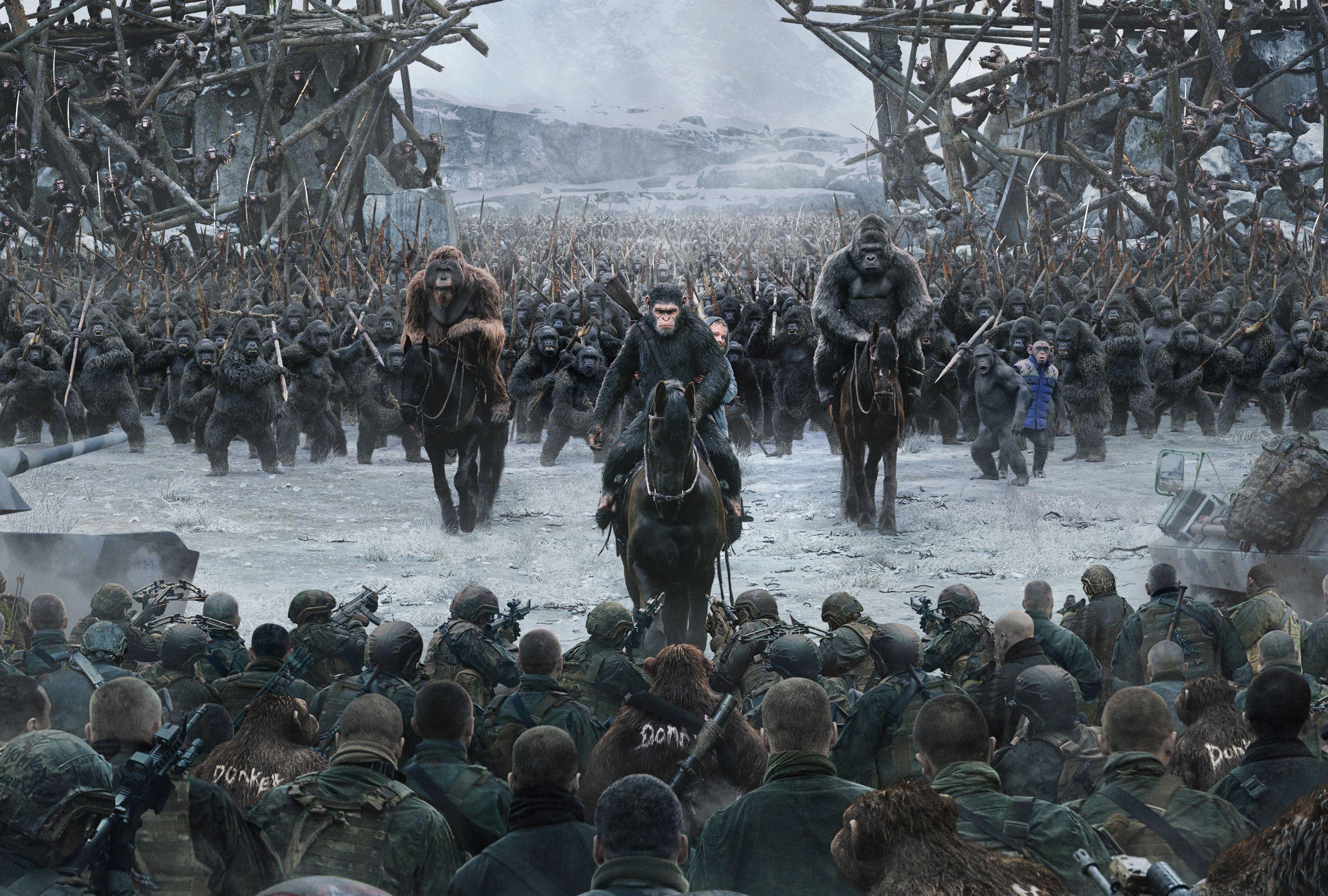 2964x2001 Hình nền War for the Planet of the Apes, 2017, HD, Phim