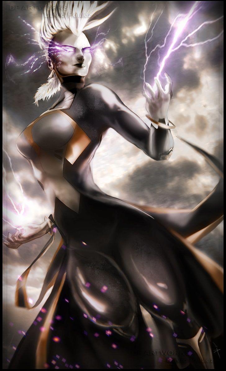 728x1191 HD Wallpaper: Futuristic, Magic, Storm (character), X Men