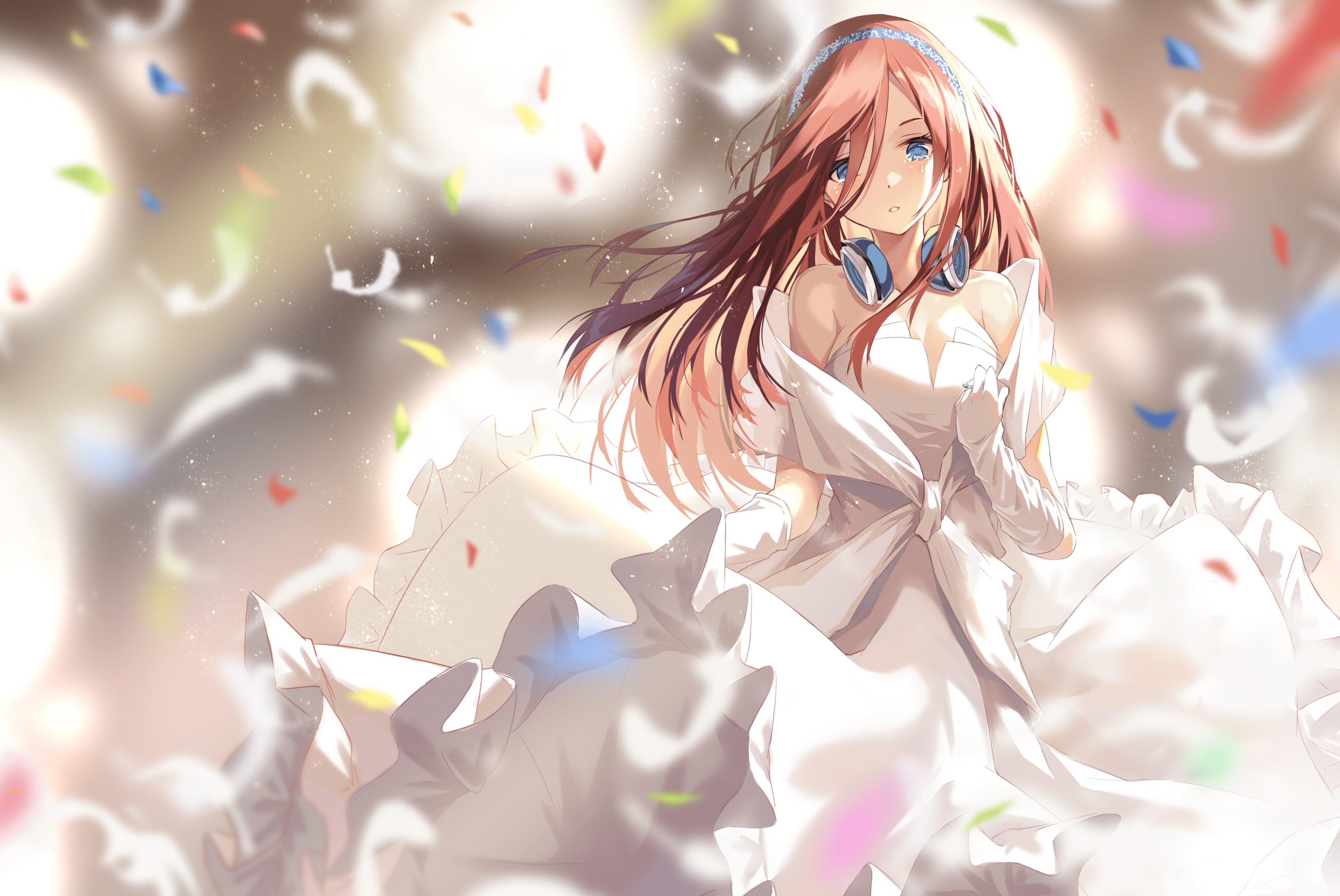 3904x2612 Miku Wedding [Go Tōbun No Hanayome]