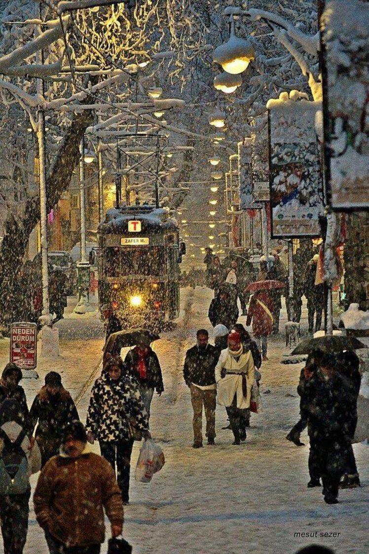 748x1122 bursa, Street, Peoples, Snow, Winter, City, Tree, Turkey, Mood Wallpaper HD / Desktop and Mobile Background