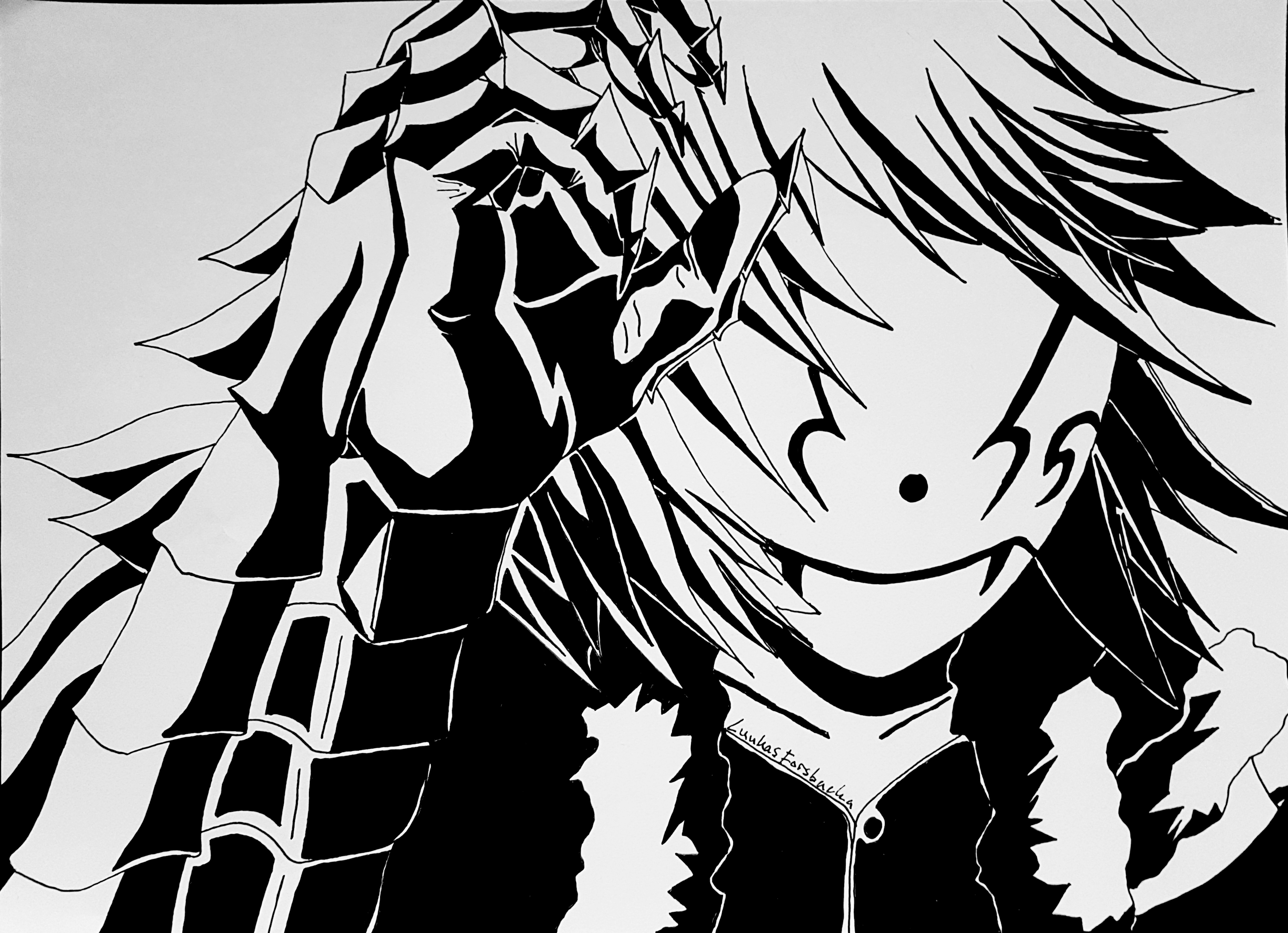 3856x2792 OC I drew Rimuru from Tensei shitara Slime Datta Ken
