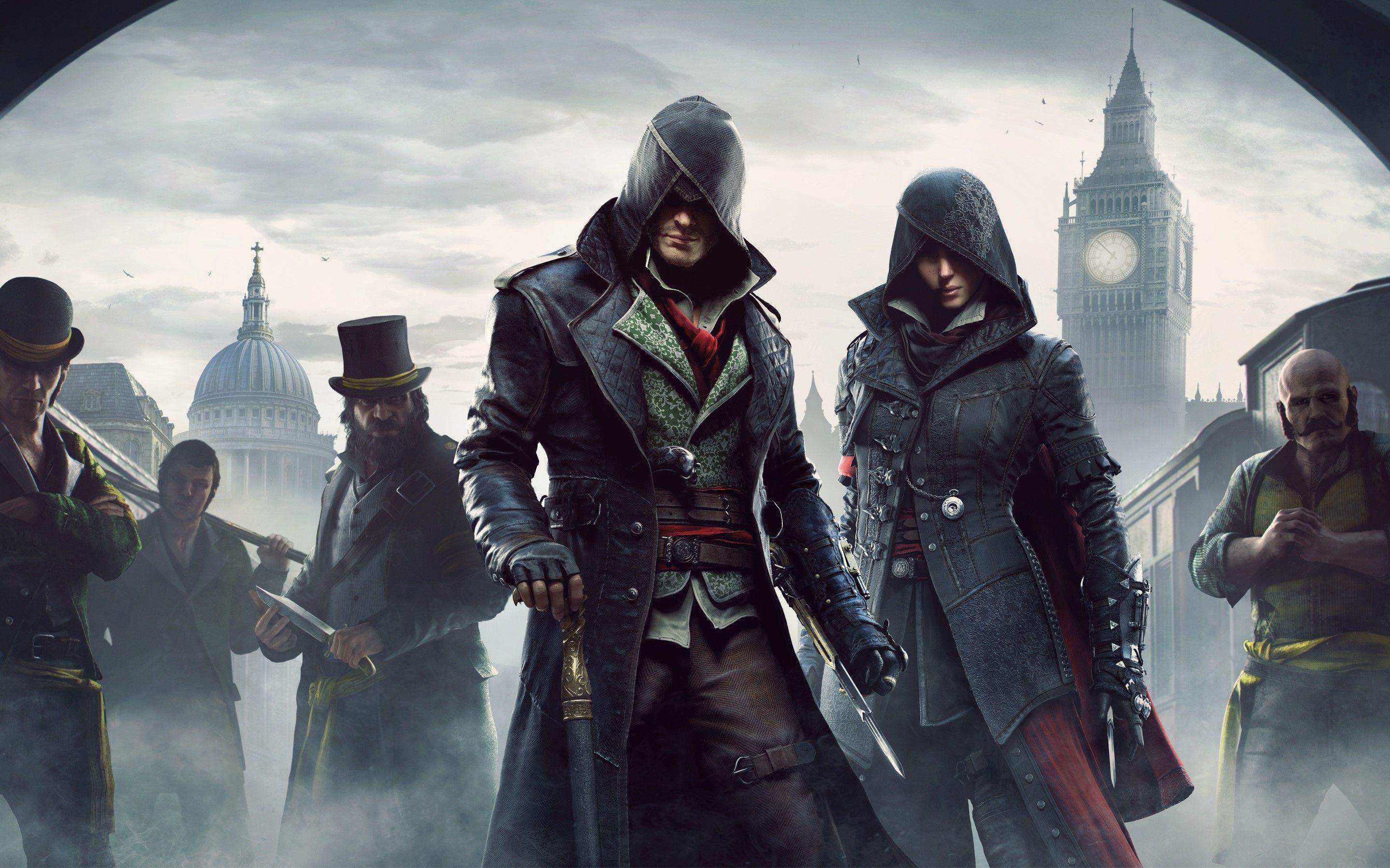 2880x1800 Characters of Assassins Creed Syndicate Wallpaper