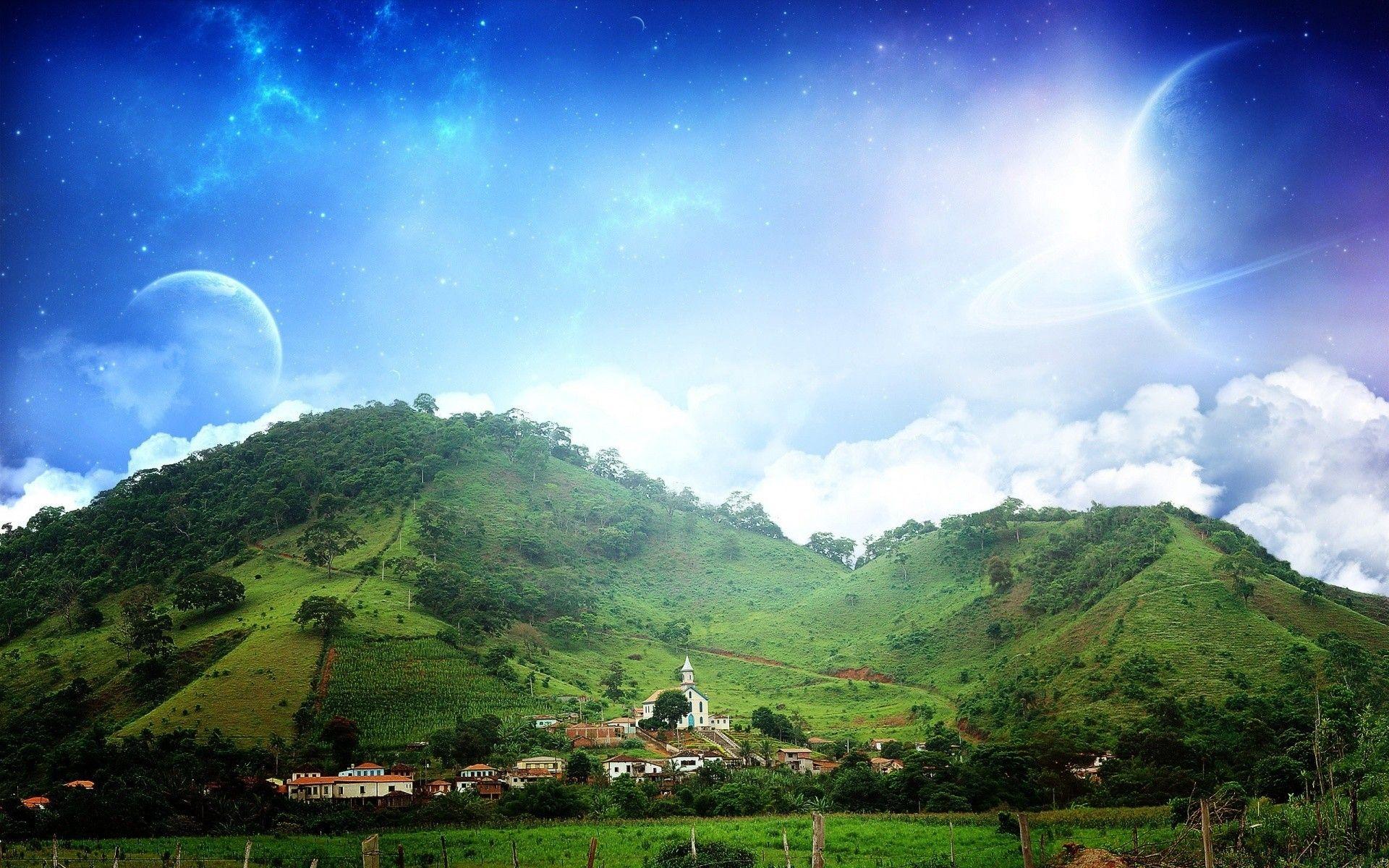 Nghệ thuật núi 1920x1200