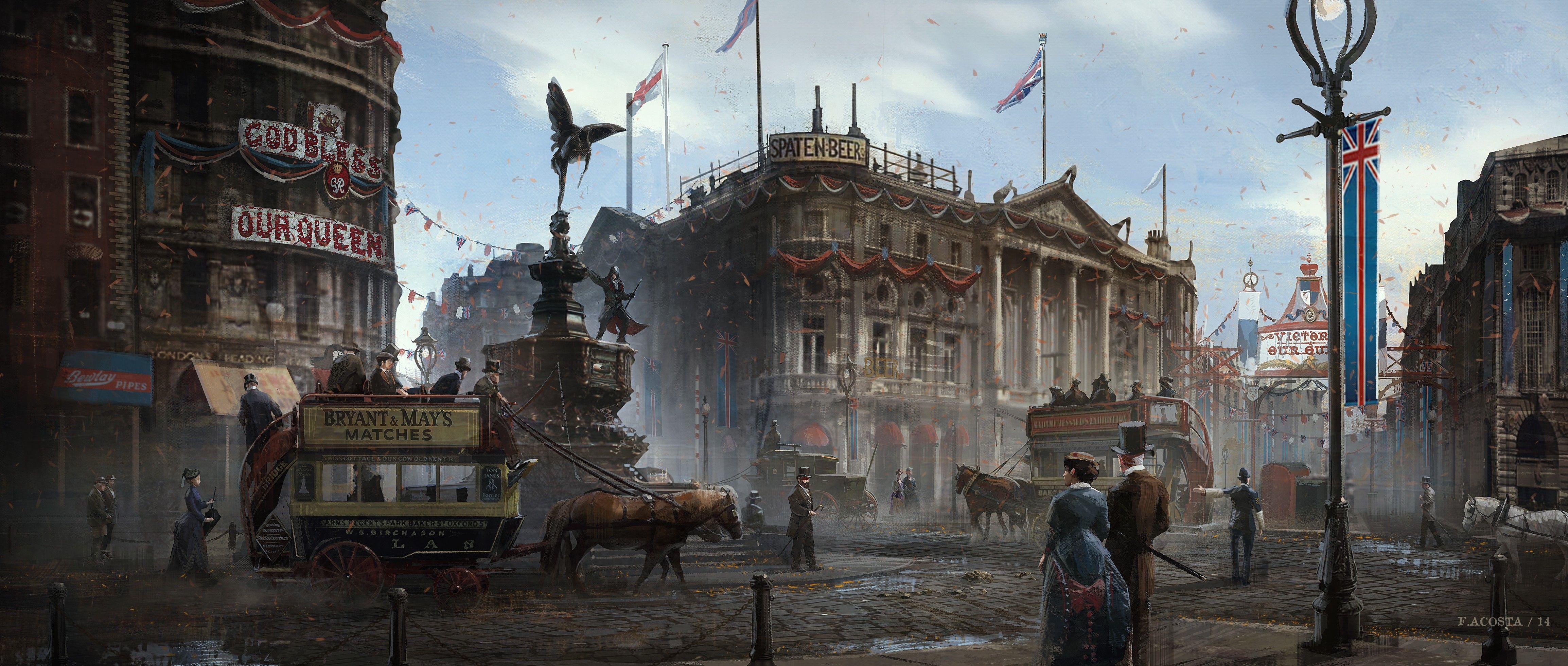 4615x1962 Assassins Creed Syndicate, Victorian Wallpaper HD / Desktop