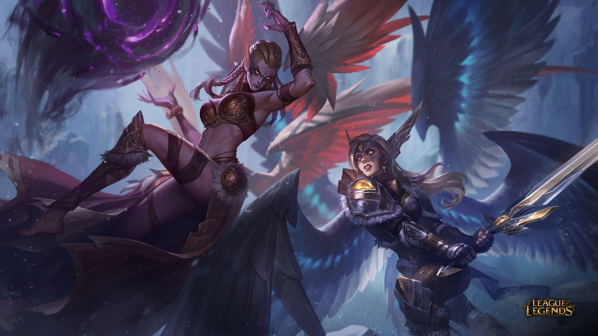 1920x1080 Champion Update: Kayle and Morgana