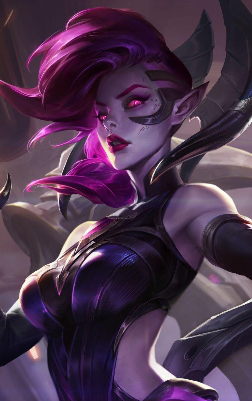 840x1336 Download 840x1336 wallpaper morgana, league of legends