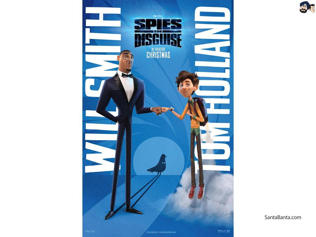 1024x768 Spies In Disguise Movie Wallpaper