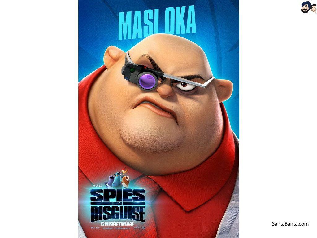 1024x768 Spies In Disguise Movie Wallpaper