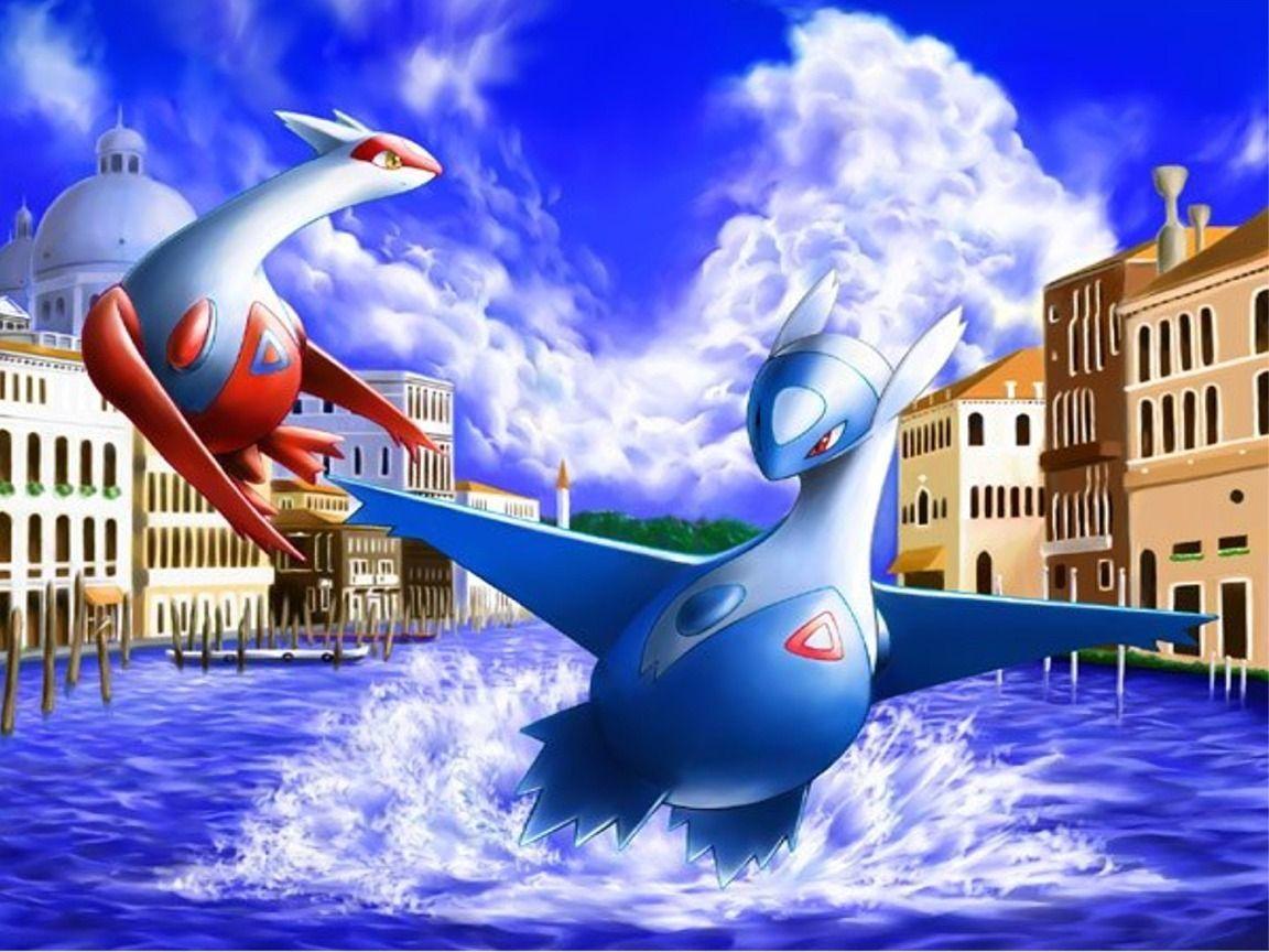 1152x864 Eons and Latios wallpaper